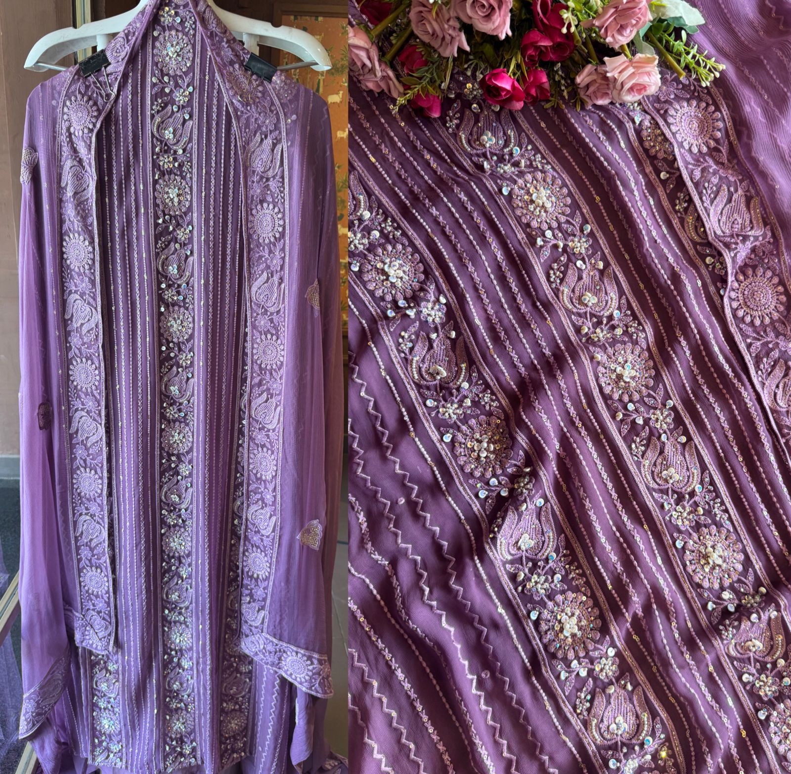 Pure georgette lakhnavi’s