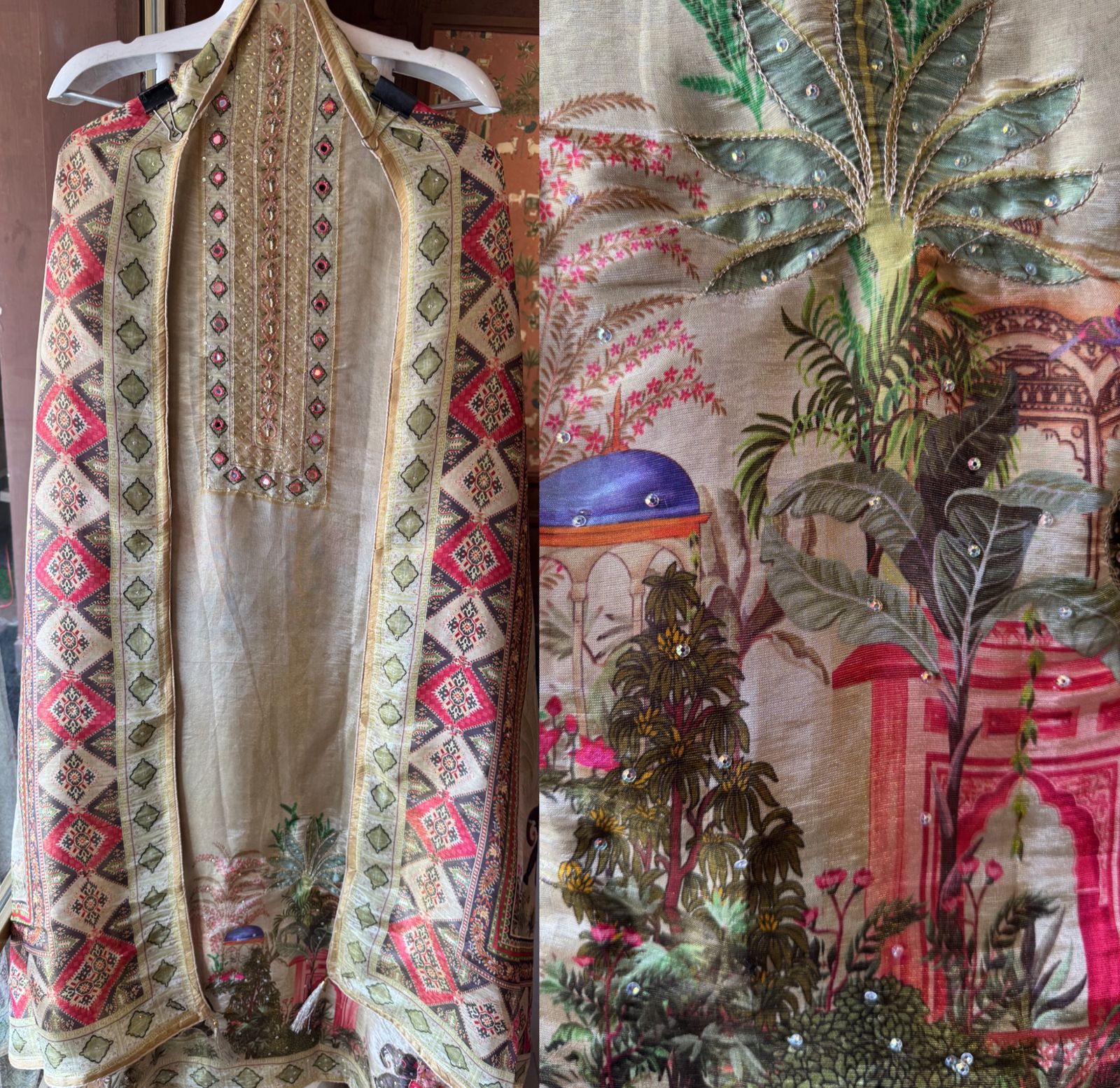 Soft flowy tissue silk shirt