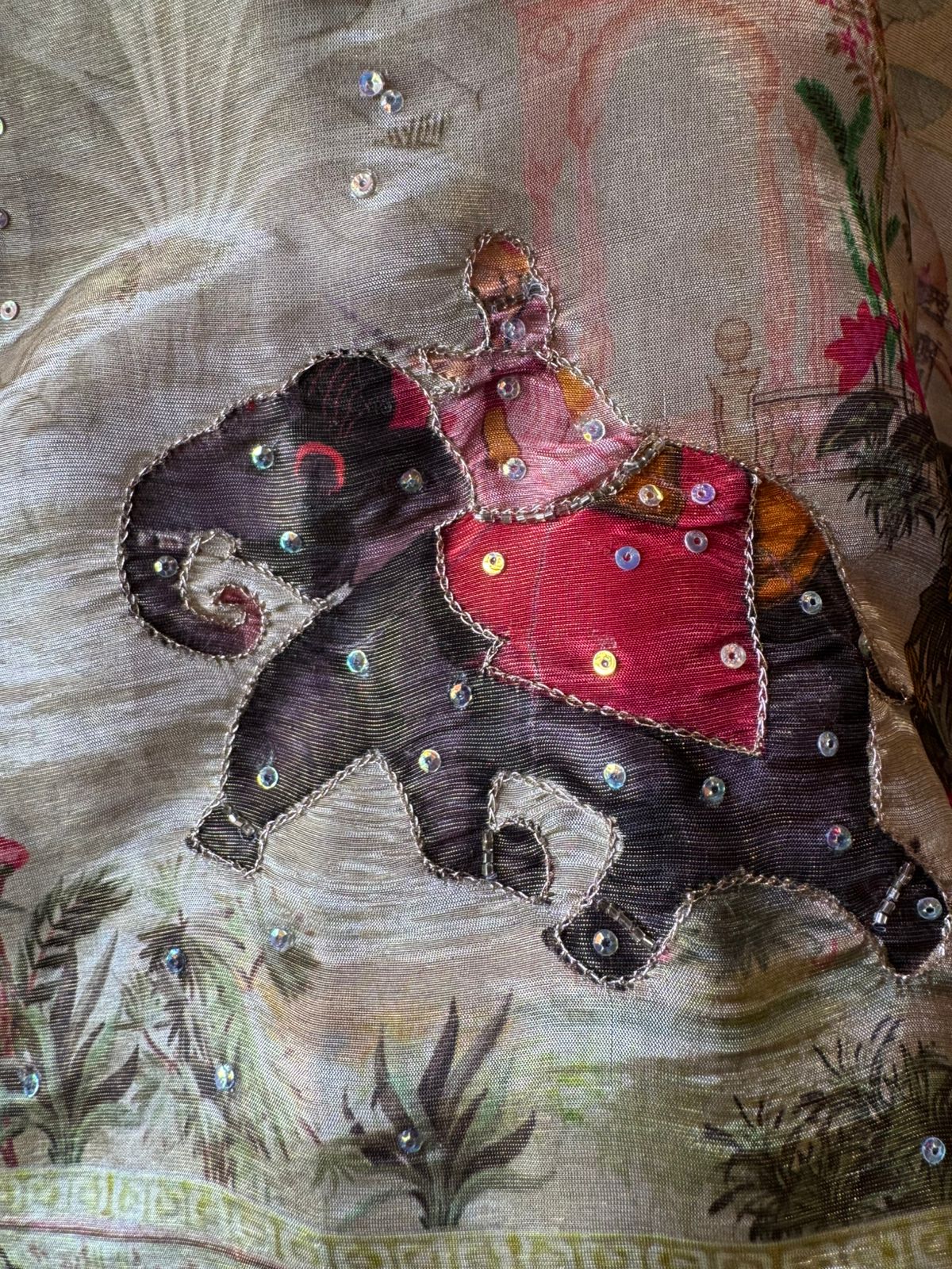 Soft flowy tissue silk shirt