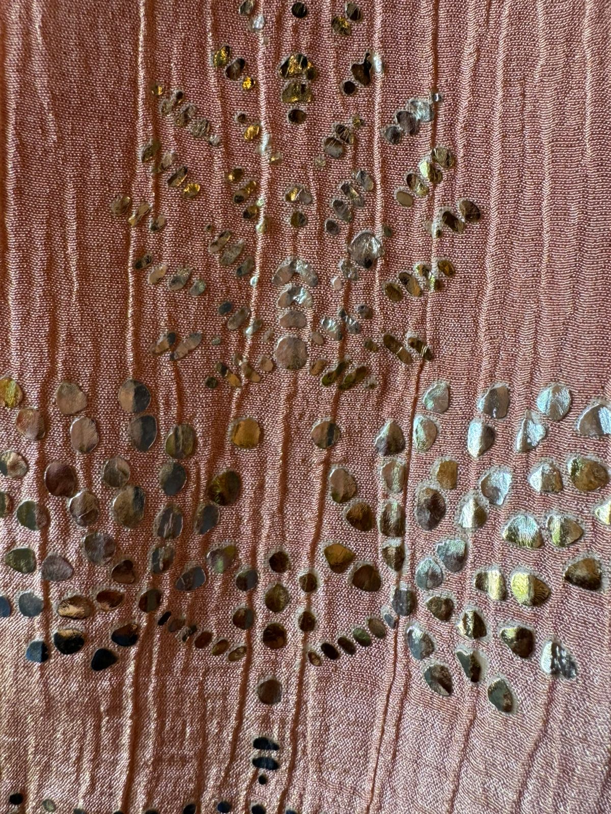 Pure crushed tissue Unstitched Kurta