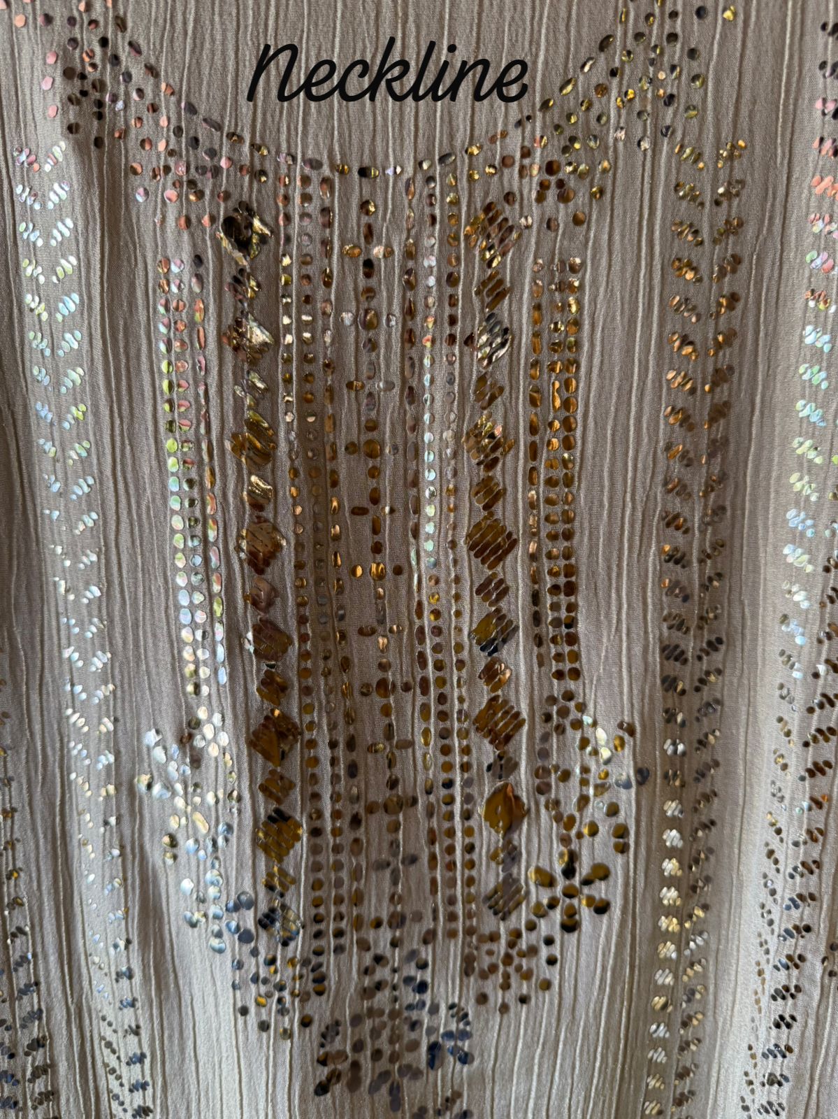 Pure crushed tissue Unstitched Kurta