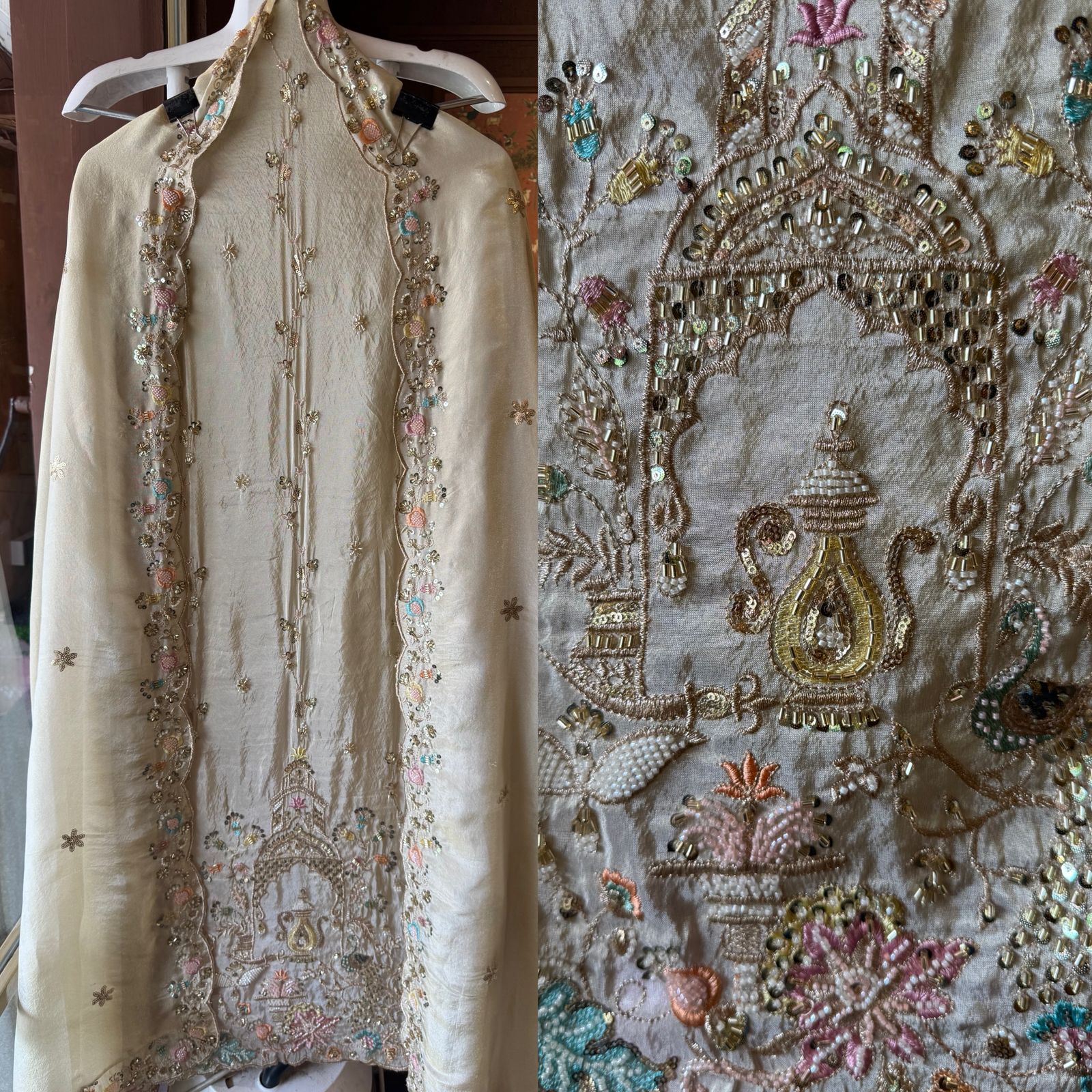 ure shimmer tissue shirt