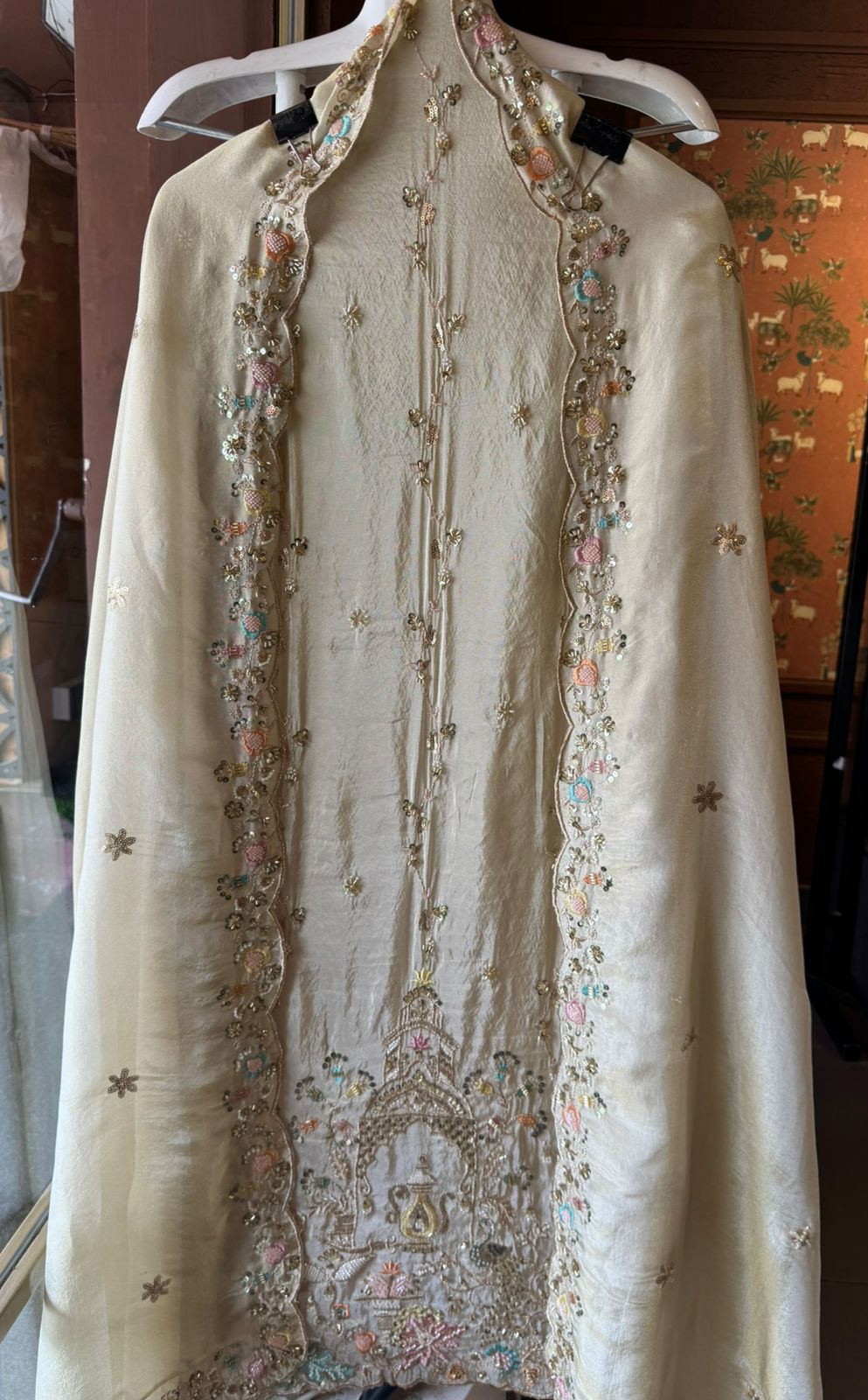 ure shimmer tissue shirt