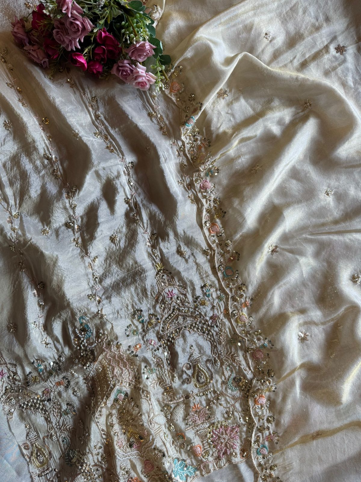 ure shimmer tissue shirt