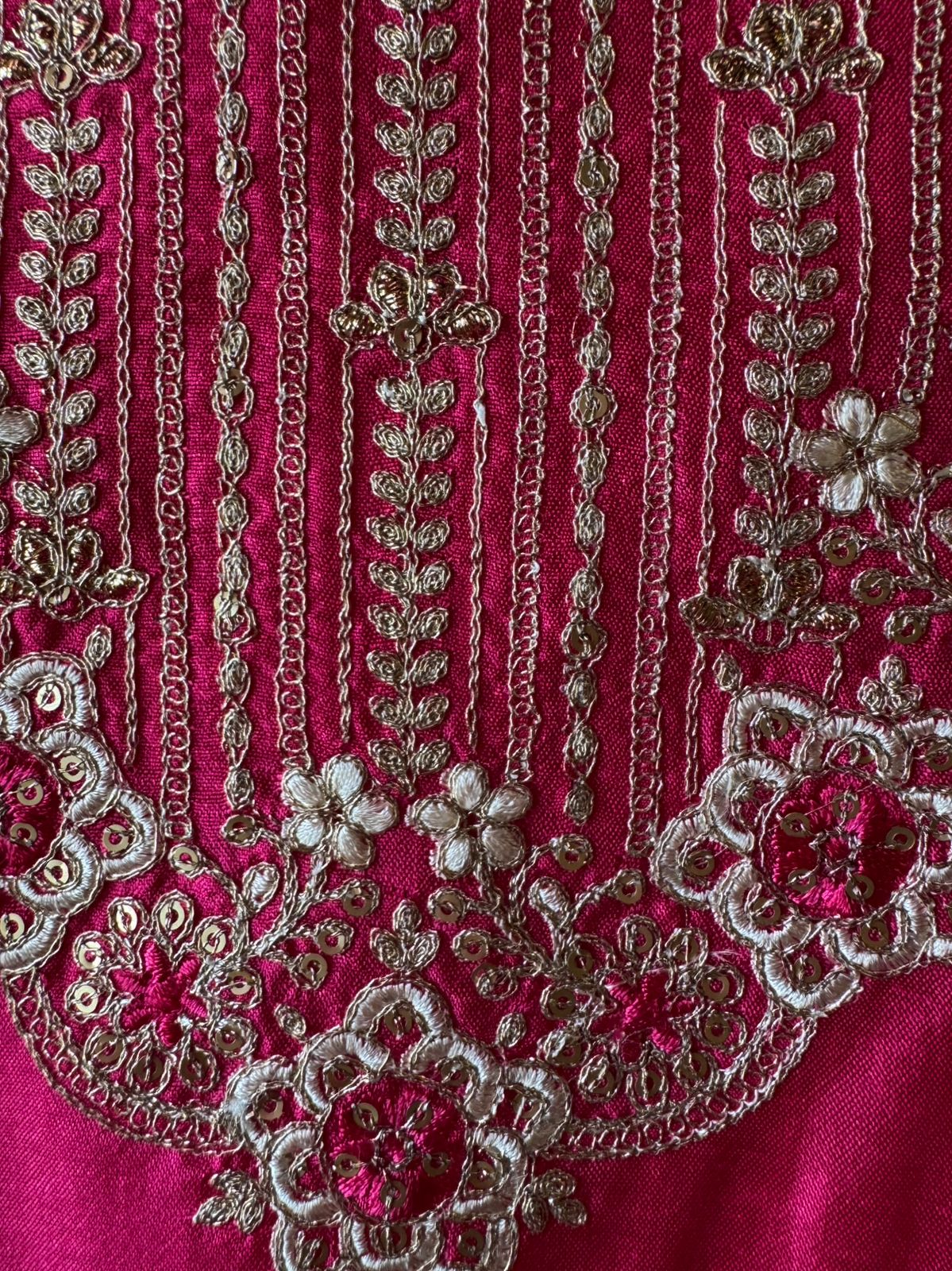 Pure Silk Shirt with Beautiful Dori