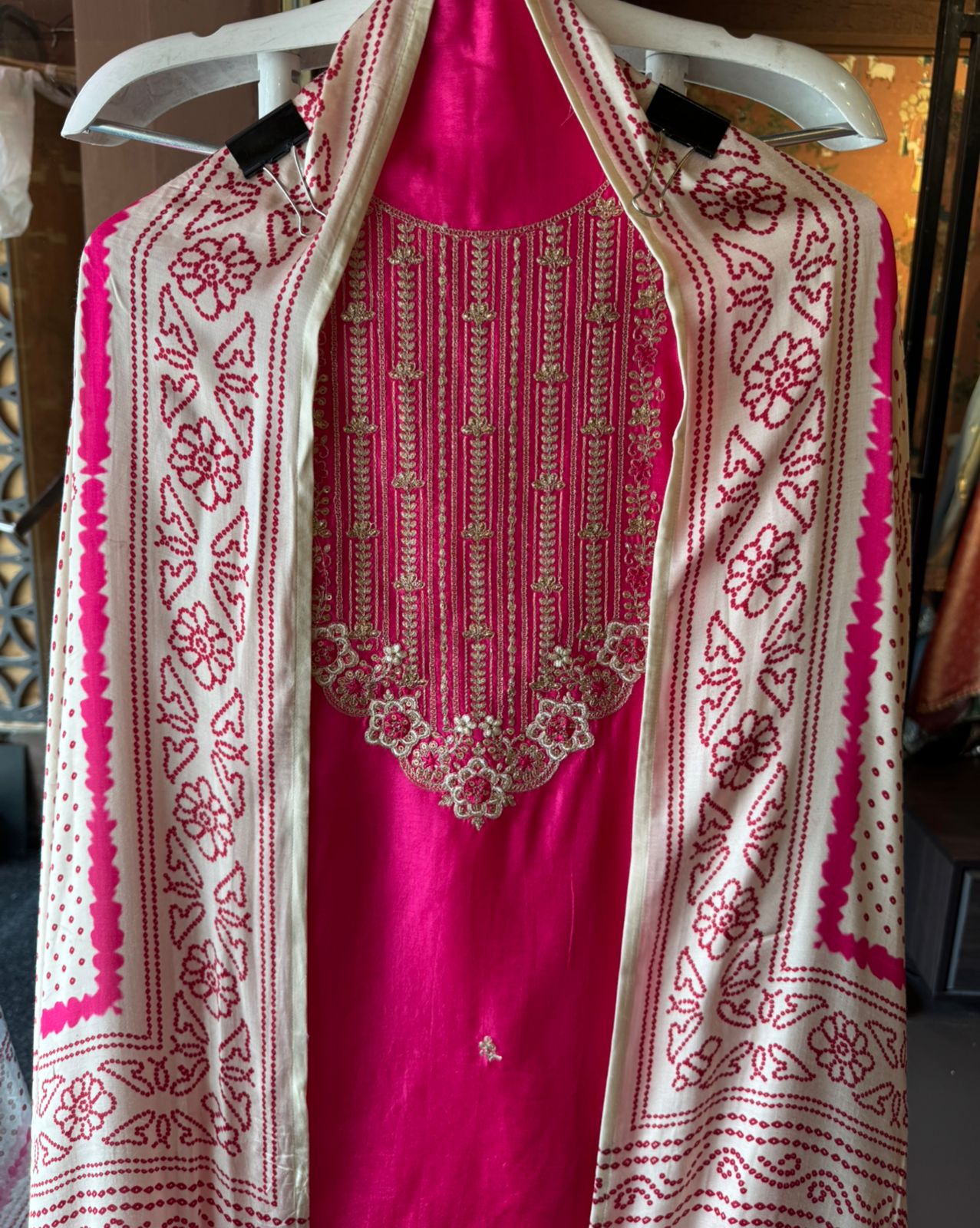 Pure Silk Shirt with Beautiful Dori