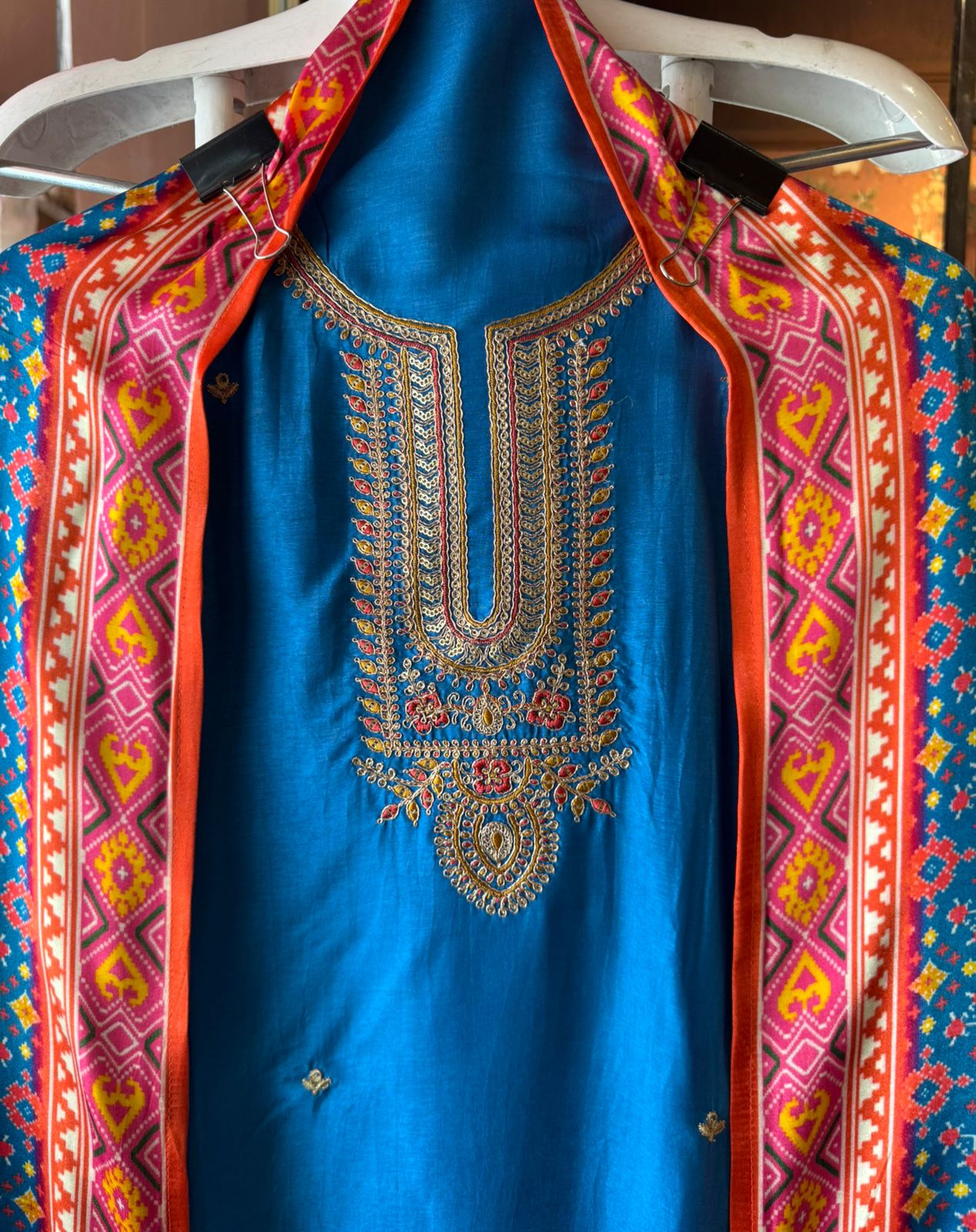 Pure Silk Shirt with Beautiful Dori