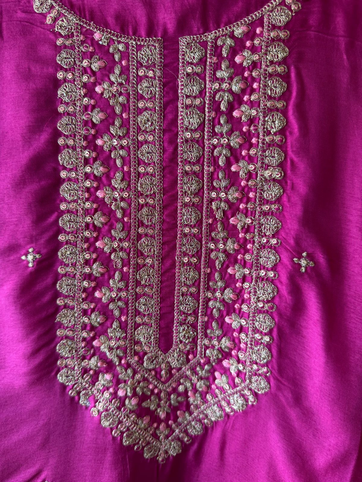 Pure Silk Shirt with Beautiful Dori