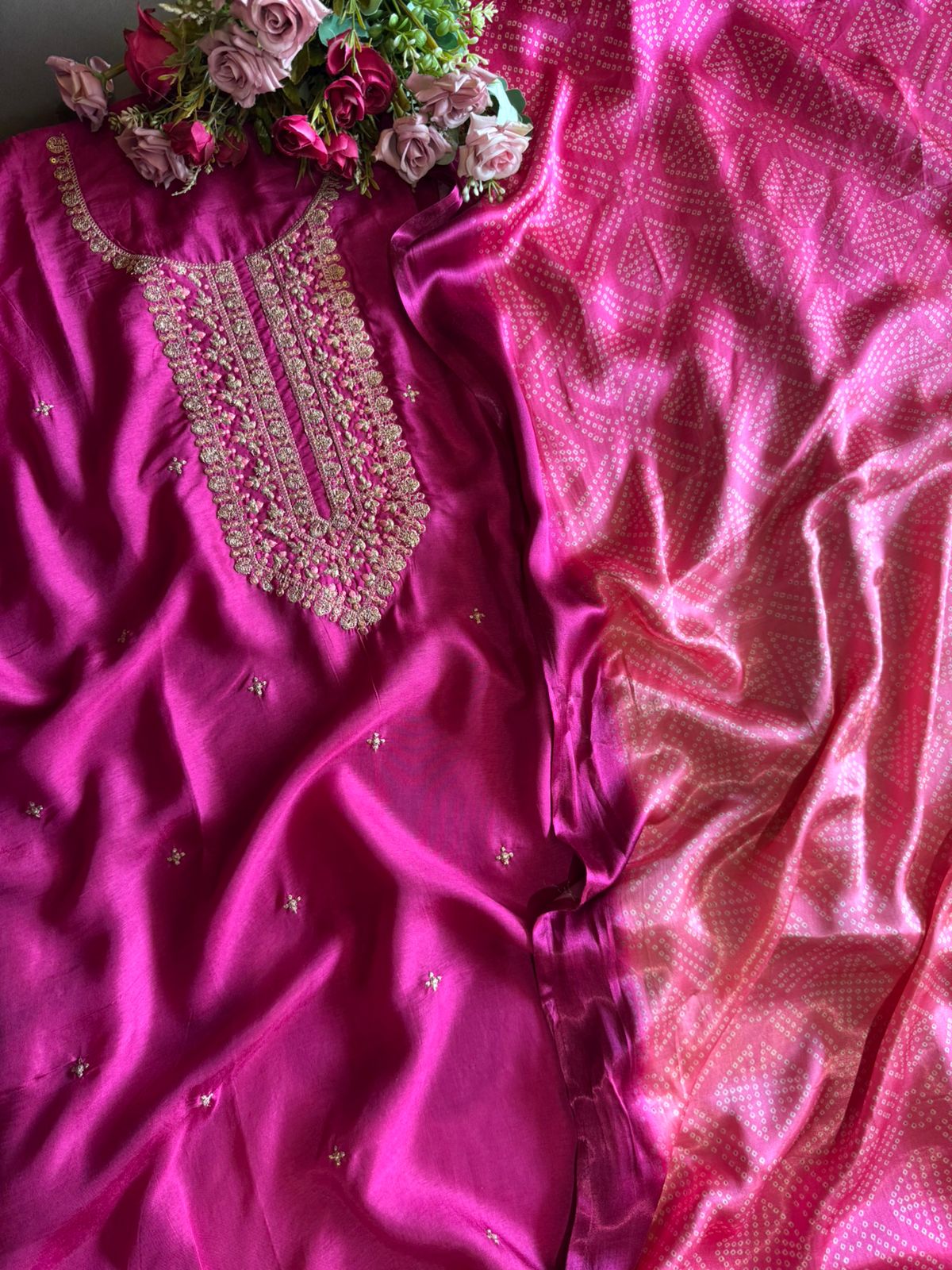 Pure Silk Shirt with Beautiful Dori