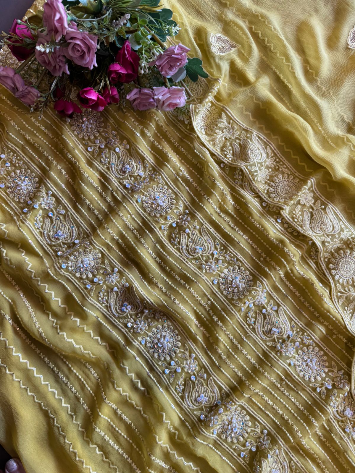 Pure georgette lakhnavi’s