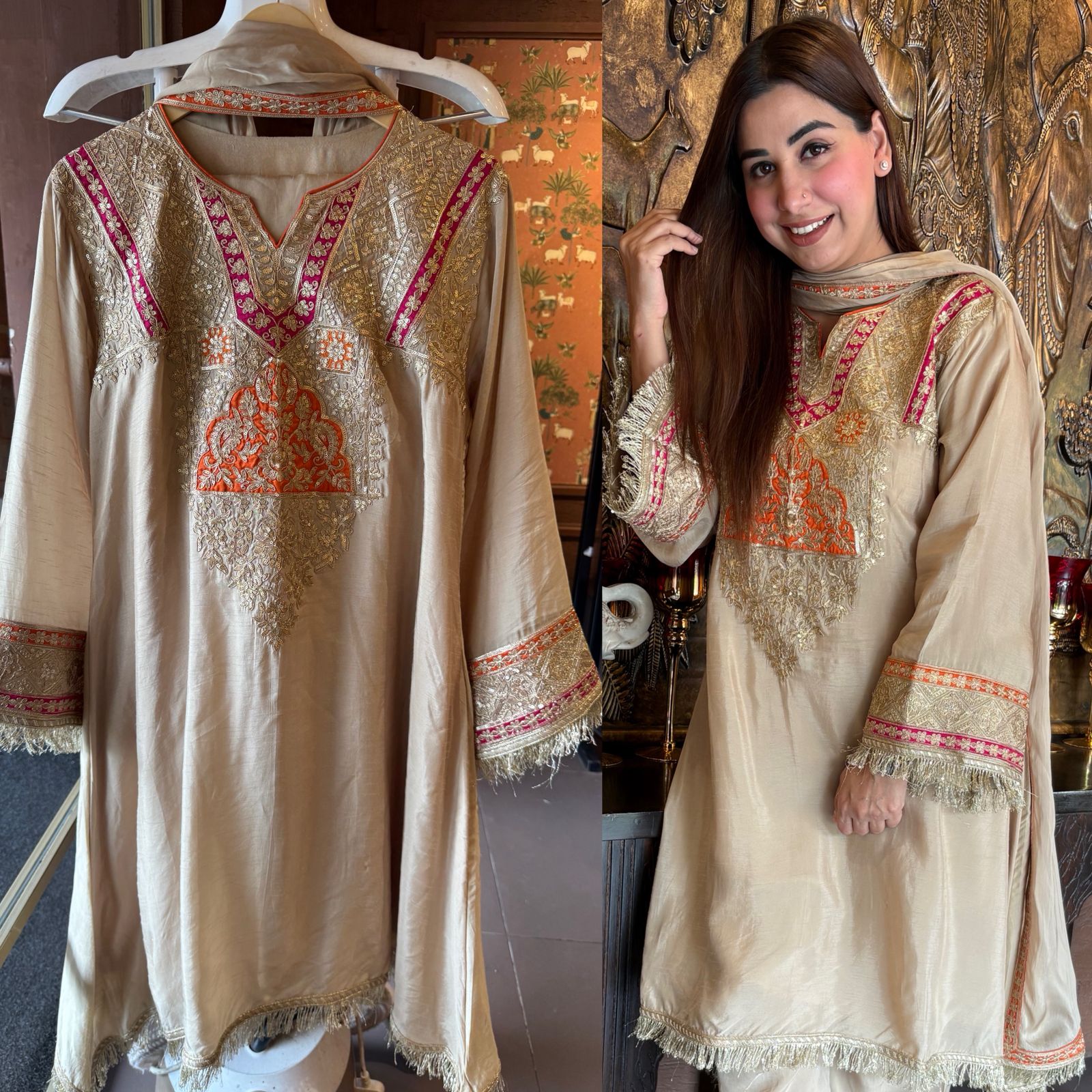 Pure georgette lakhnavi’s