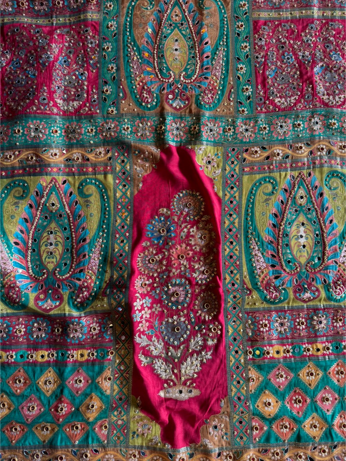 Raw Silk unstitched Shirt