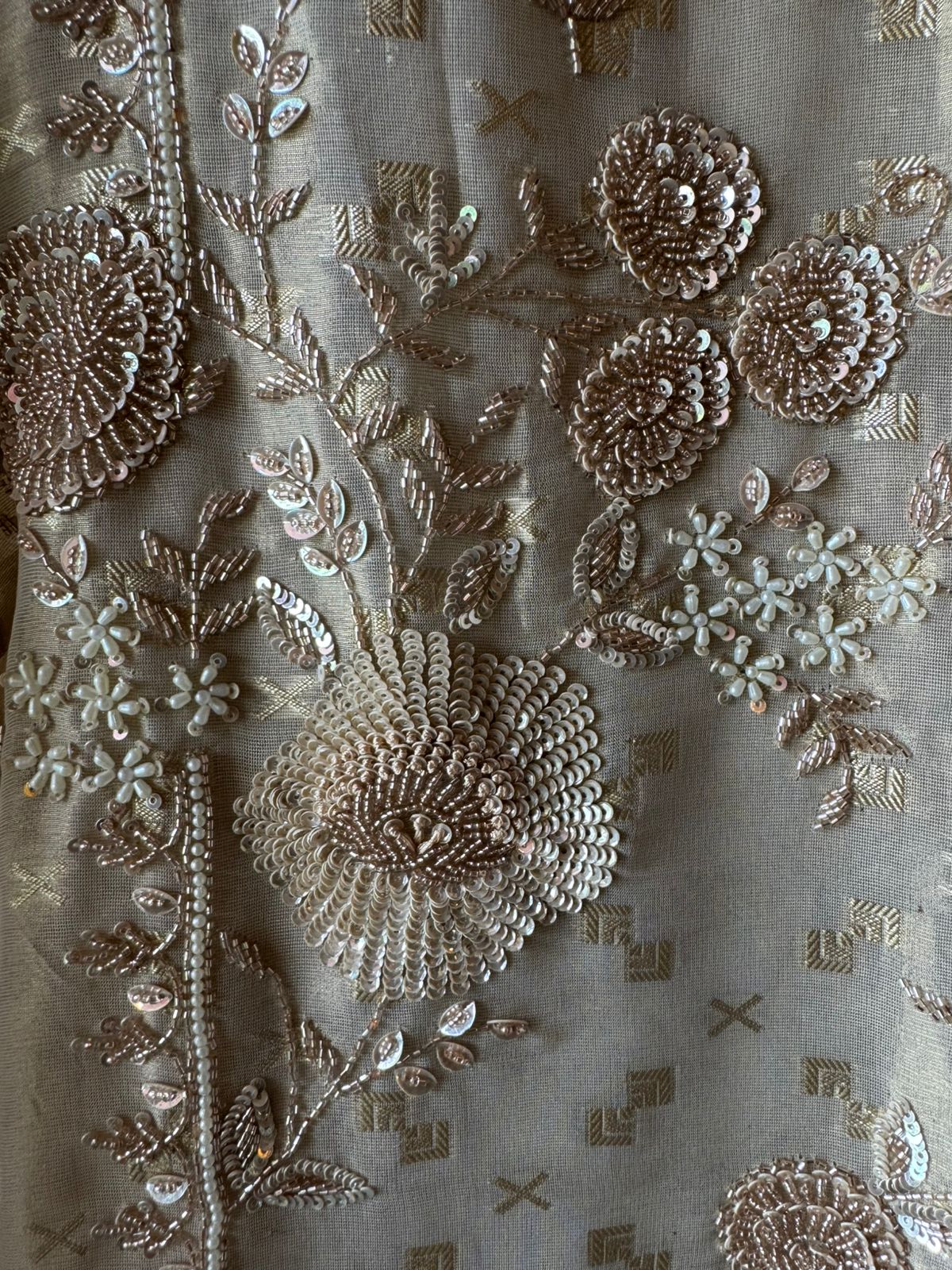 Soft shimmer tissue shirt