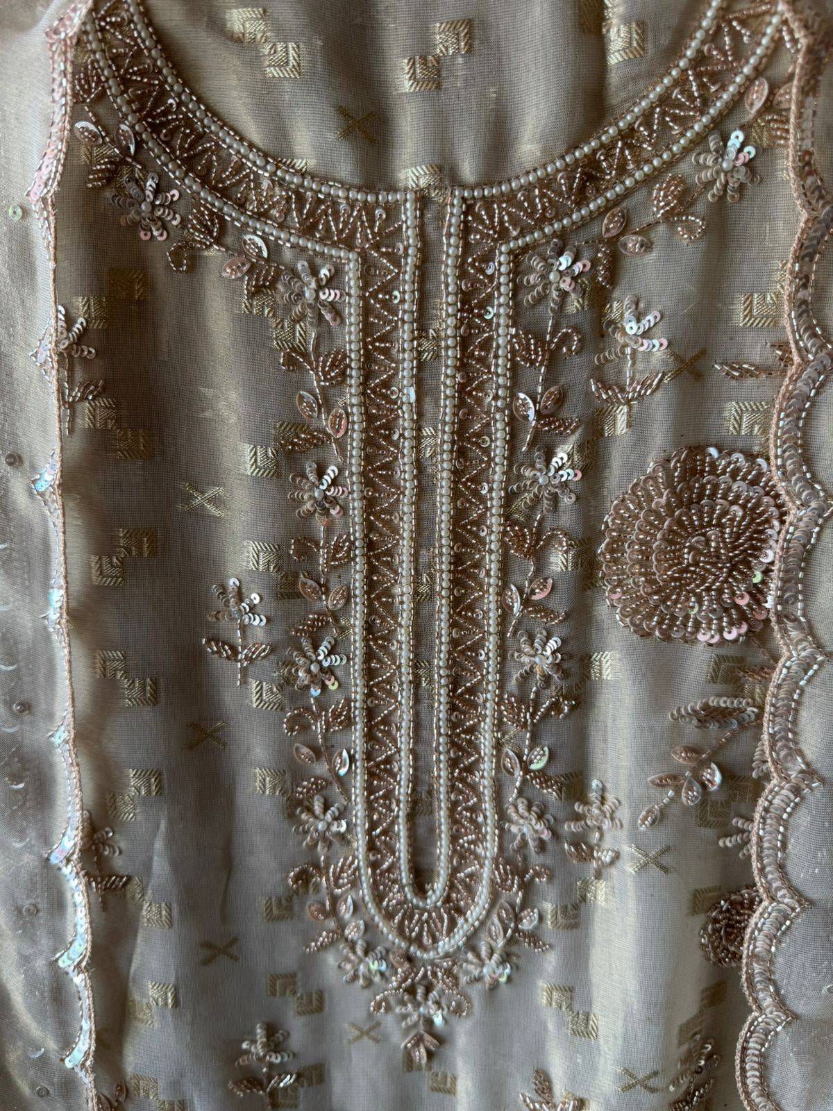 Soft shimmer tissue shirt