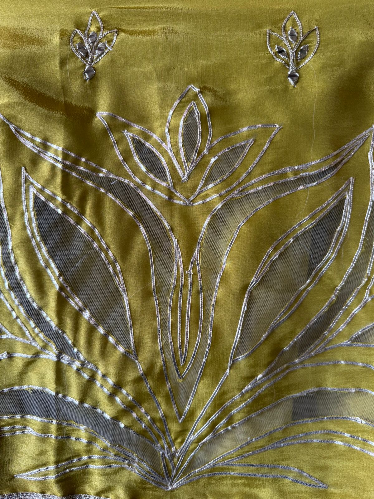 Soft tissue  unstitched full size kurta