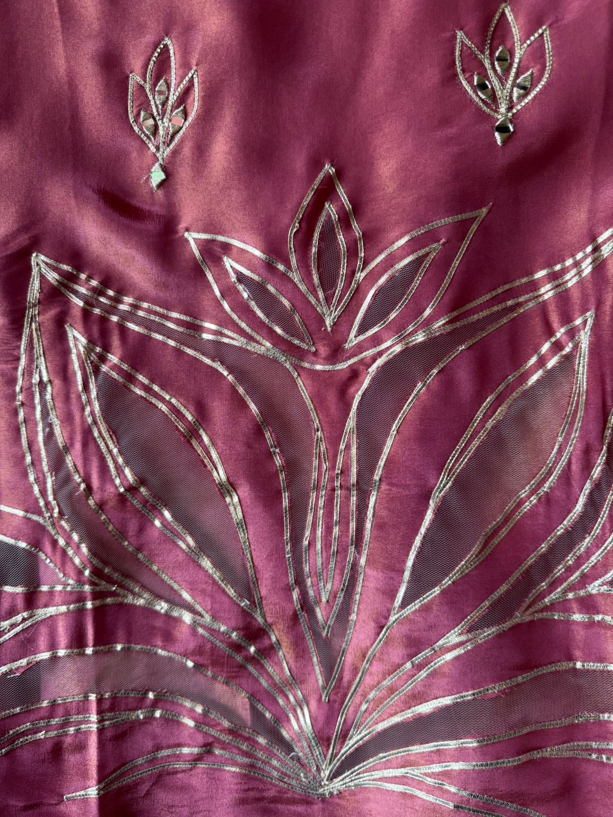 Soft tissue  unstitched full size kurta