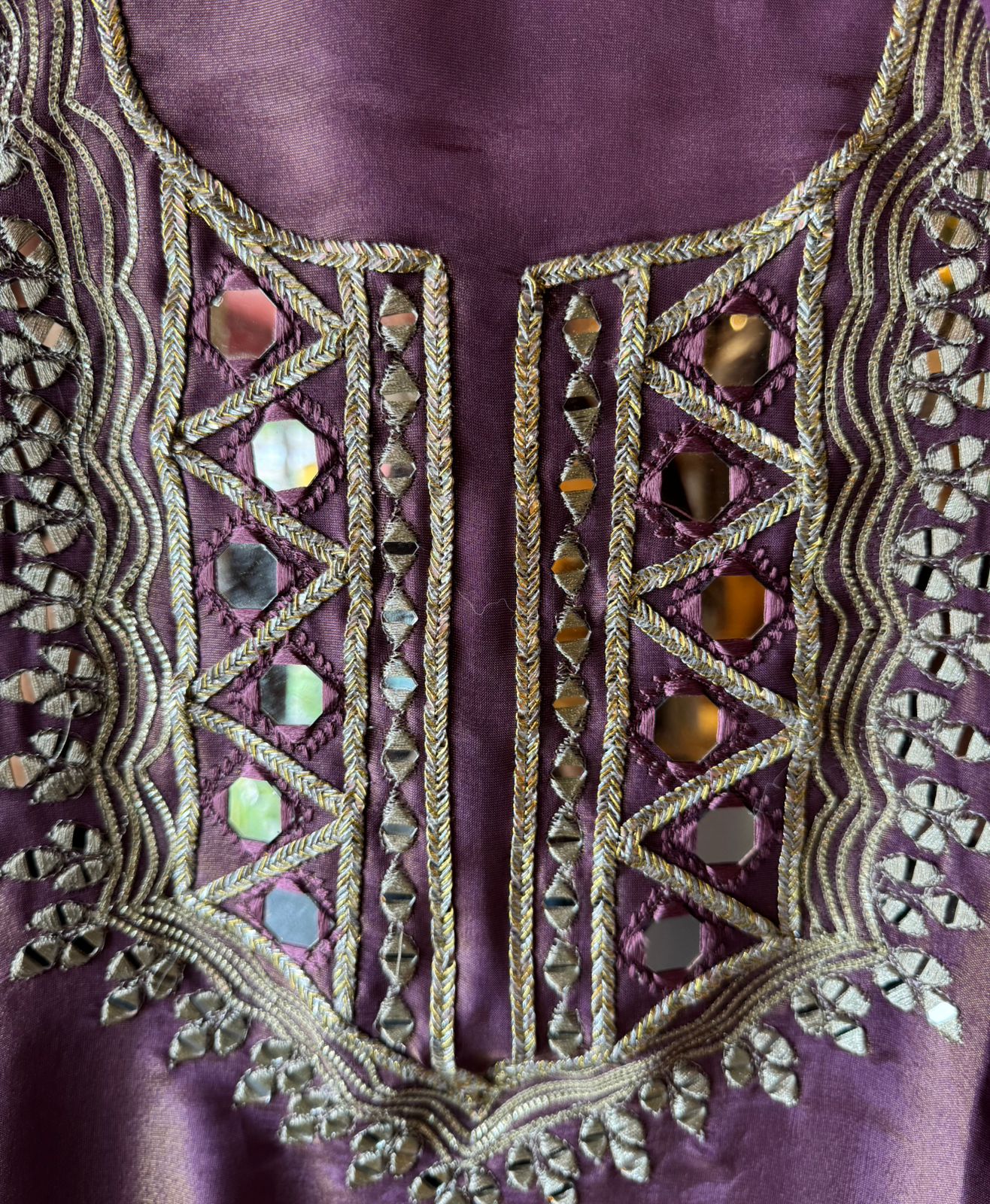 Soft tissue  unstitched full size kurta