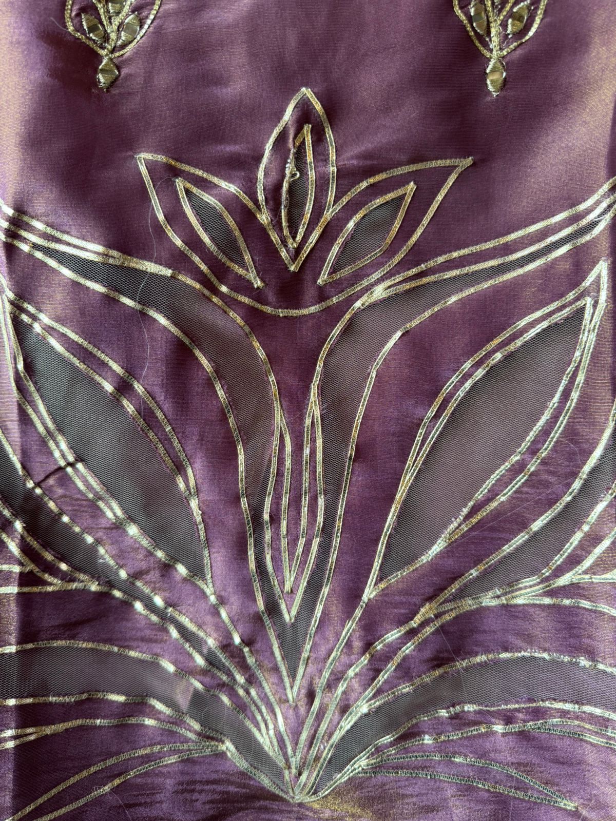 Soft tissue  unstitched full size kurta