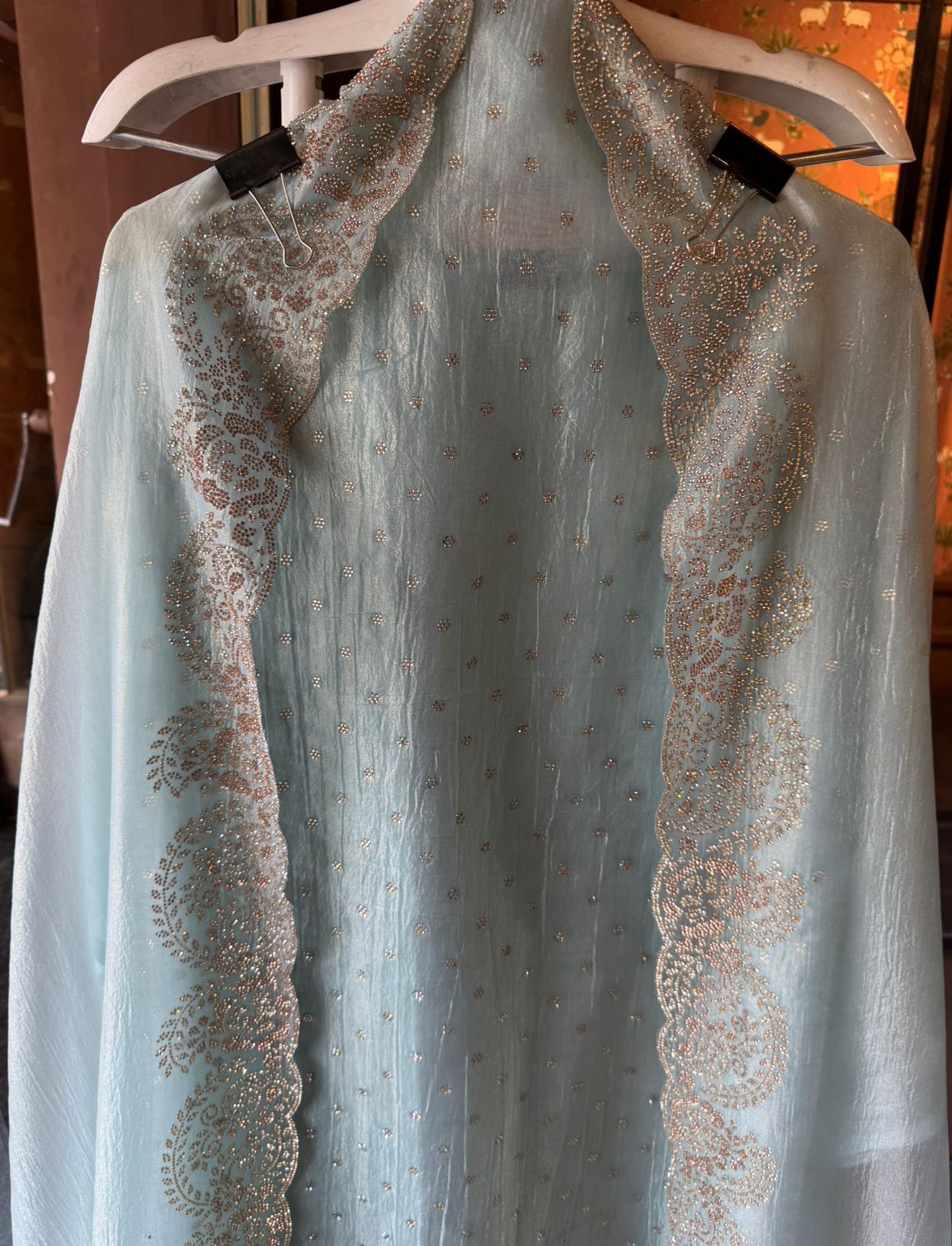 Crushed tissue unstitched full size Shirt