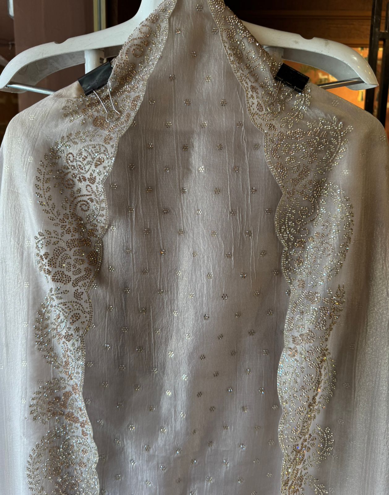 Crushed tissue unstitched full size Shirt