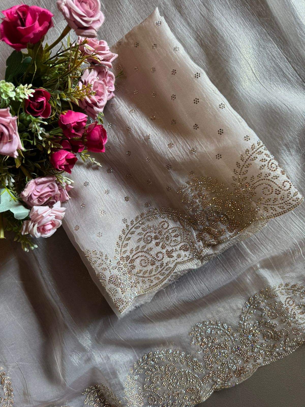 Crushed tissue unstitched full size Shirt