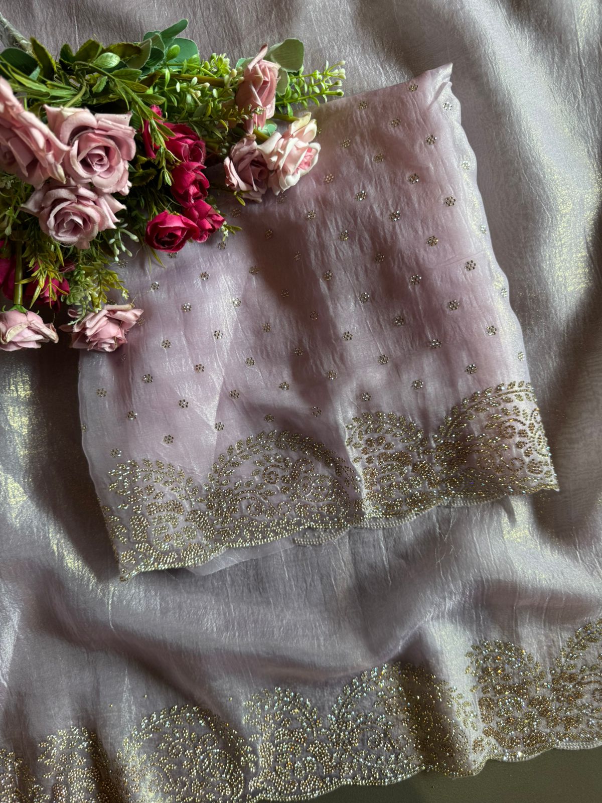 Crushed tissue unstitched full size Shirt