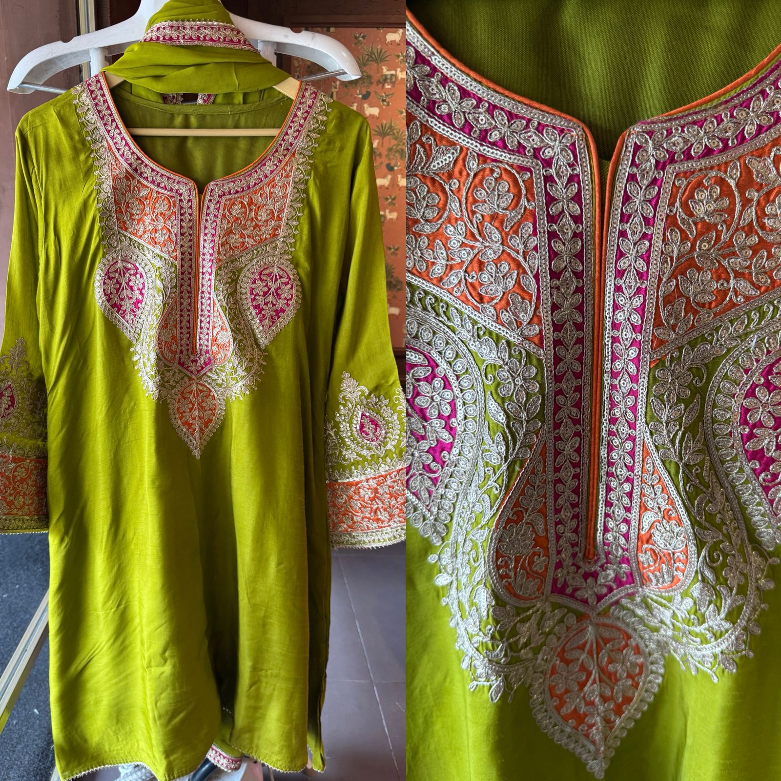 Pure 100% silk Kurta