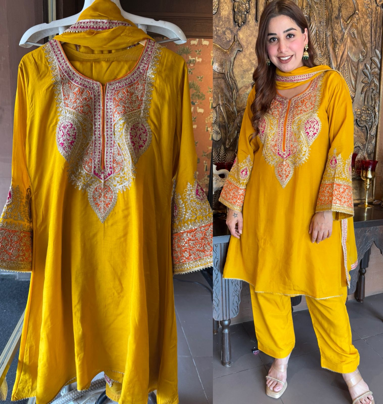 Pure 100% silk Kurta