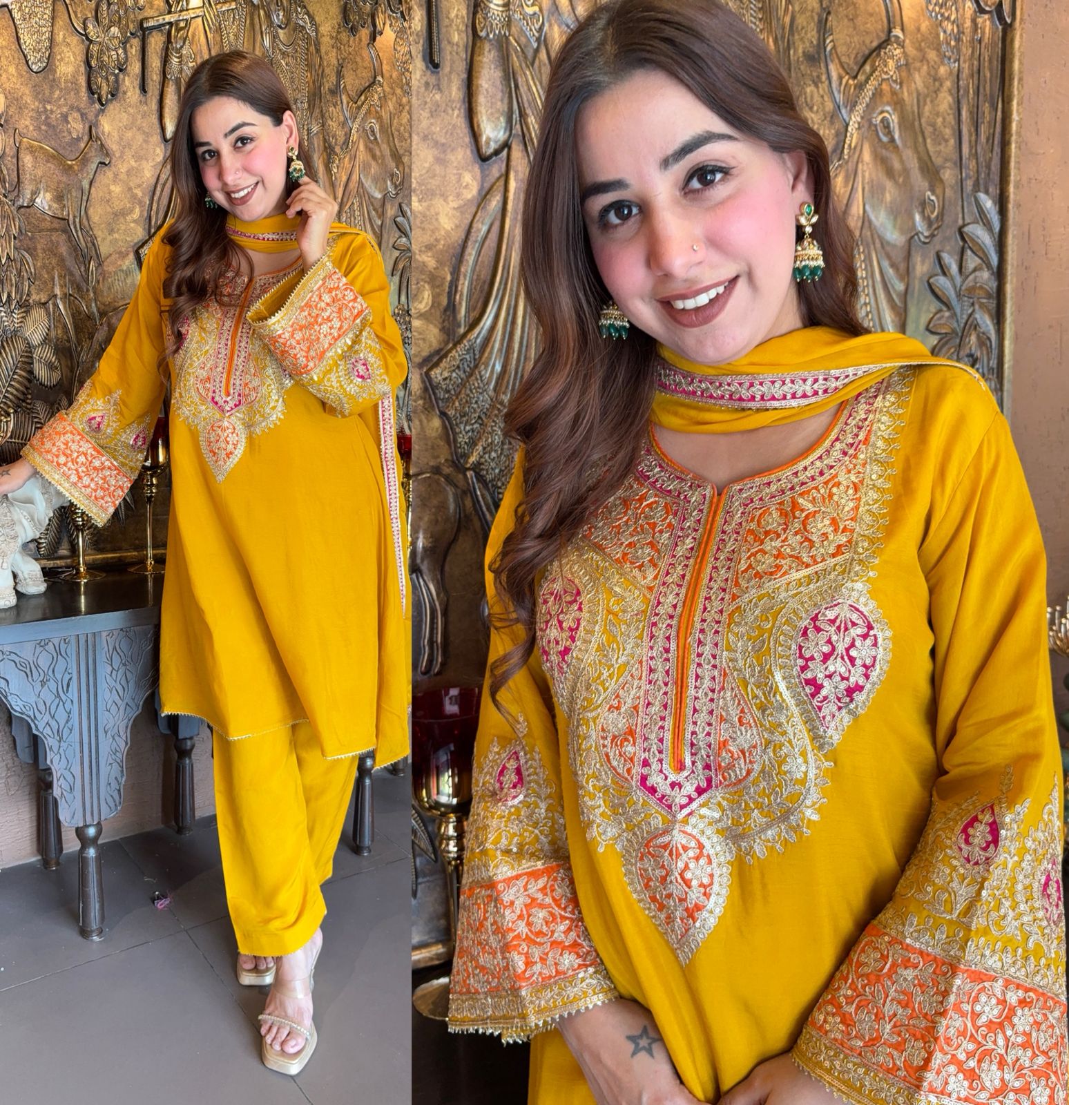 Pure 100% silk Kurta