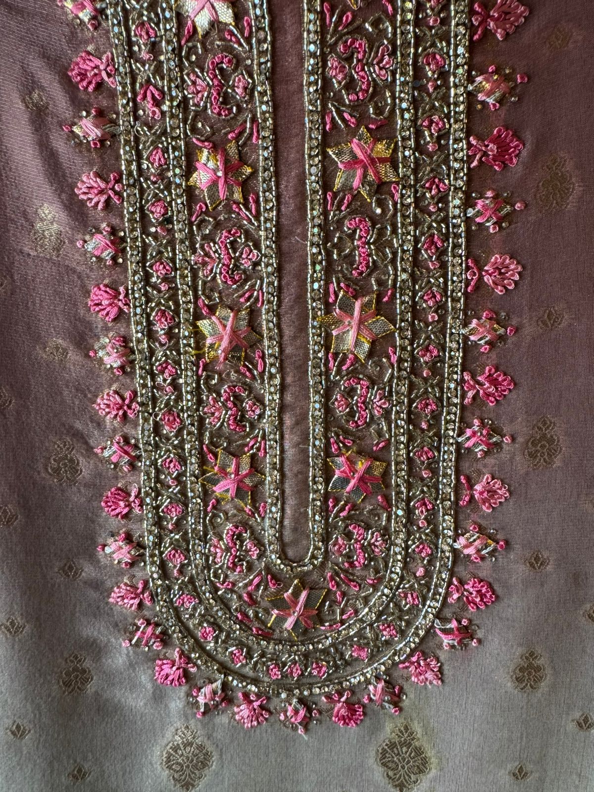 Ombré shaded tissue shirt