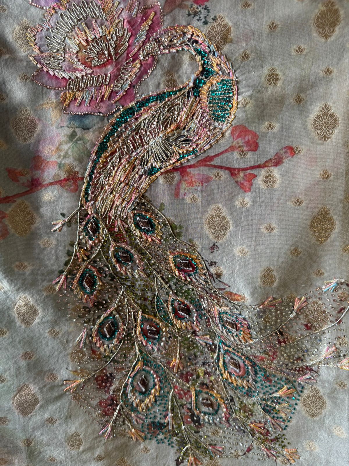 Ombré shaded tissue shirt