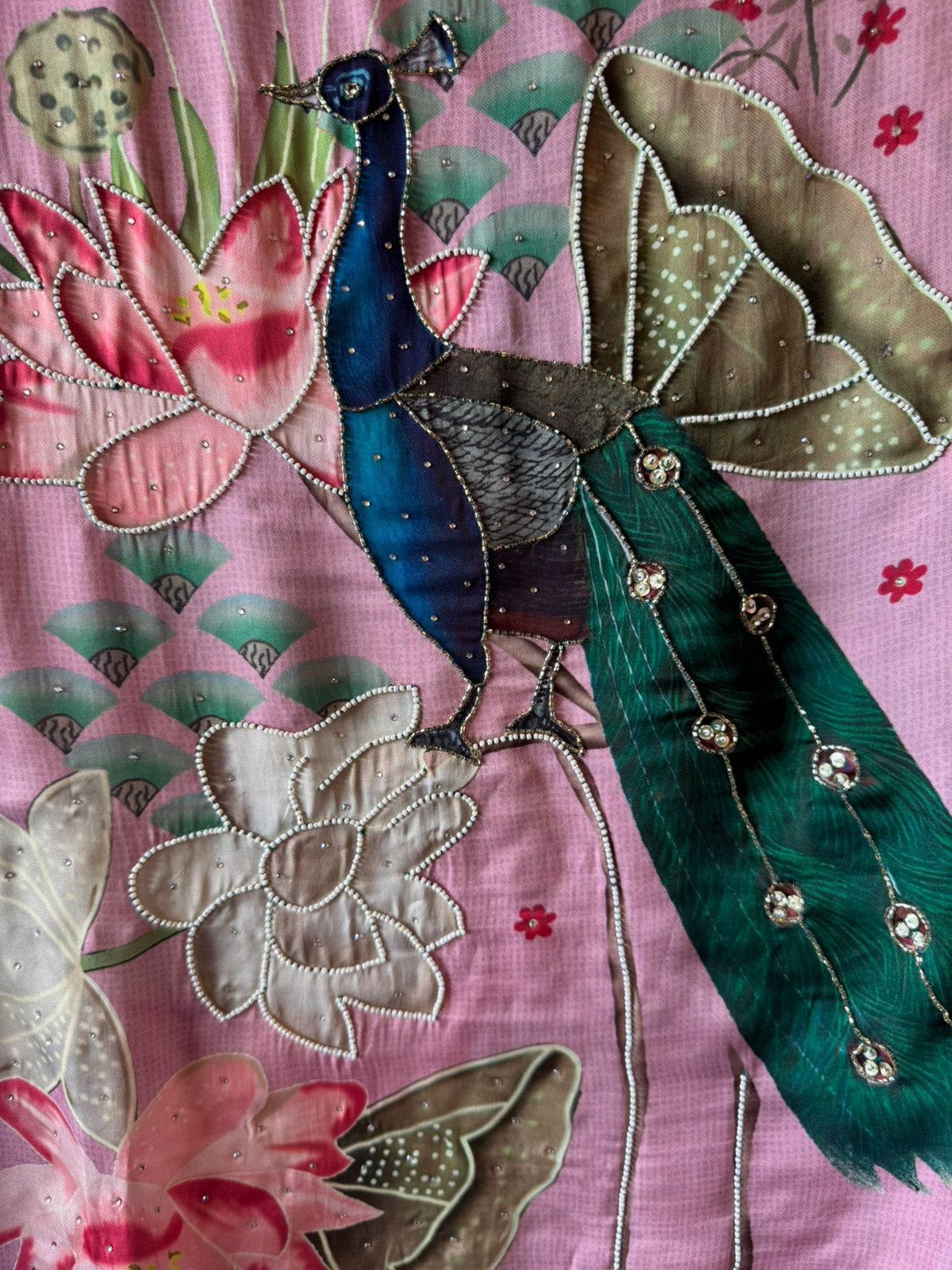 Satin silk  Unstitched Shirt