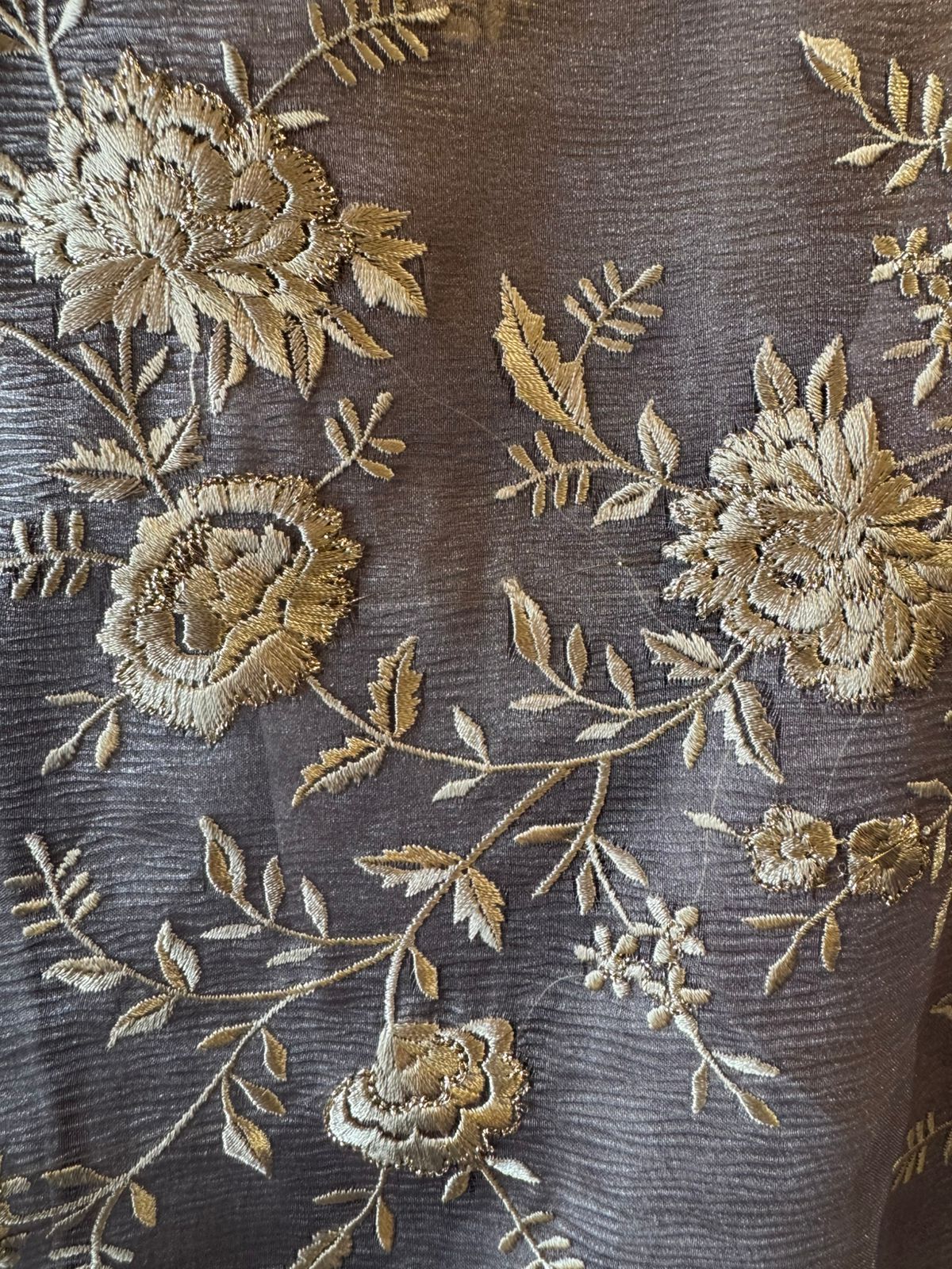 Crushed Soft Tissue Shirt Unstitched