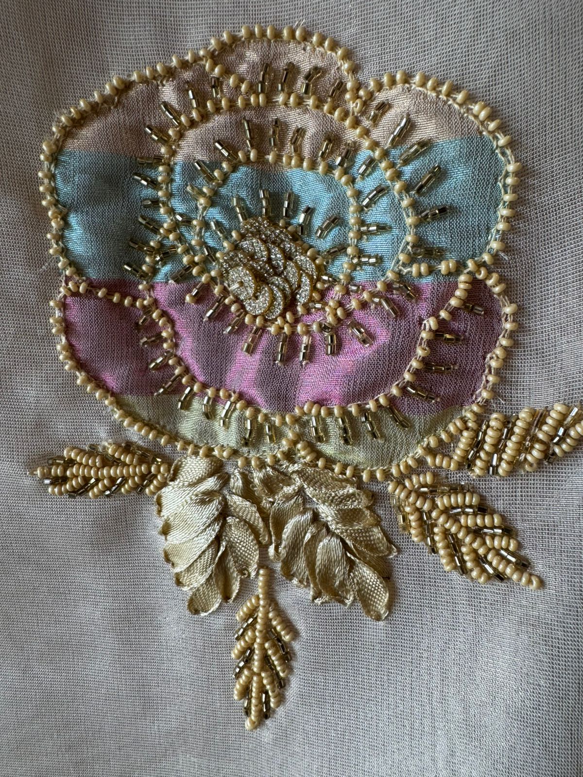 Organza Silk Unstitched Shirt