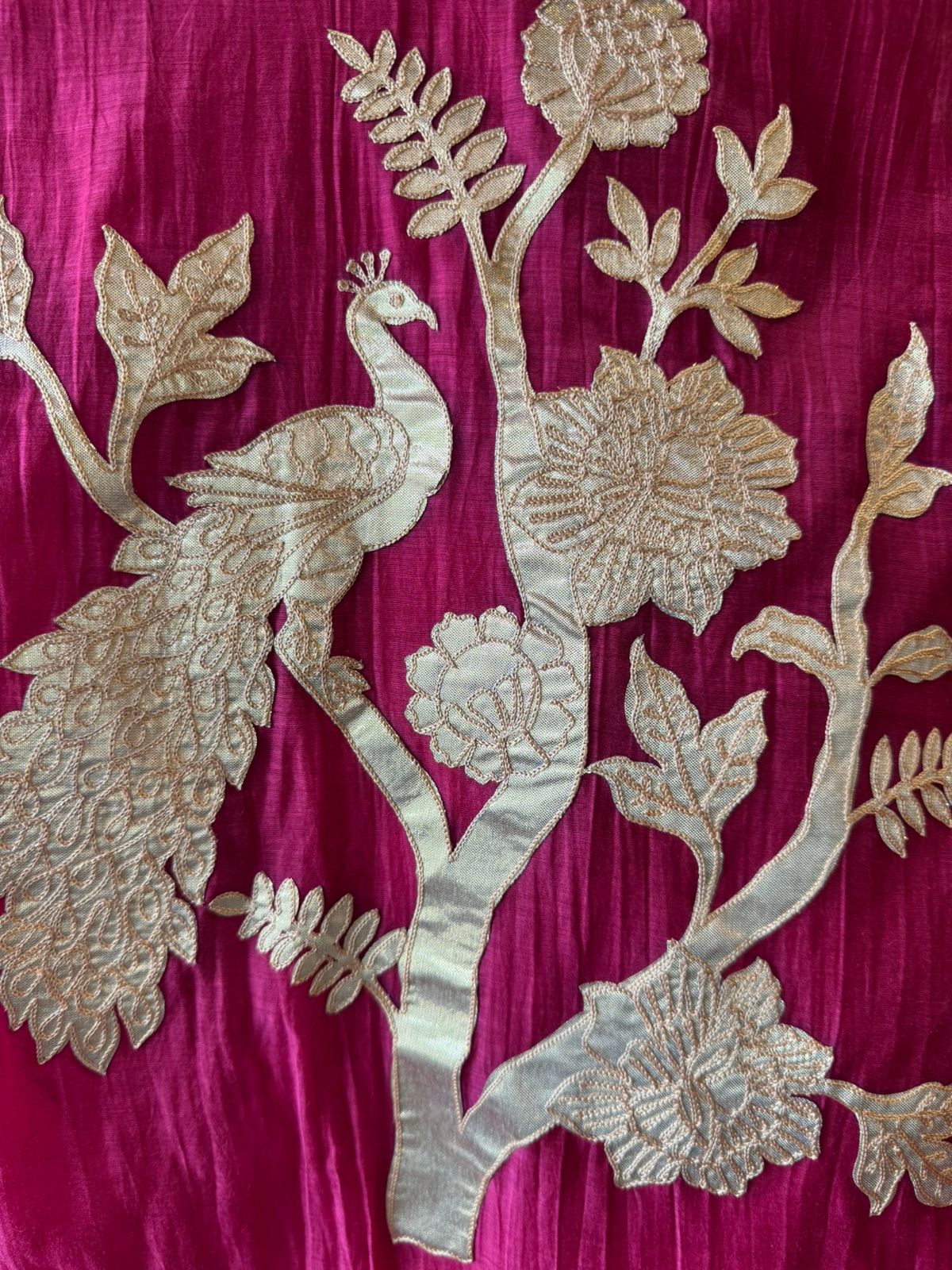 latest design on Mul chanderi