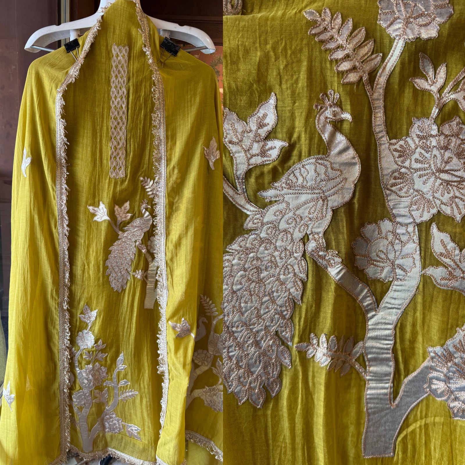 latest design on Mul chanderi