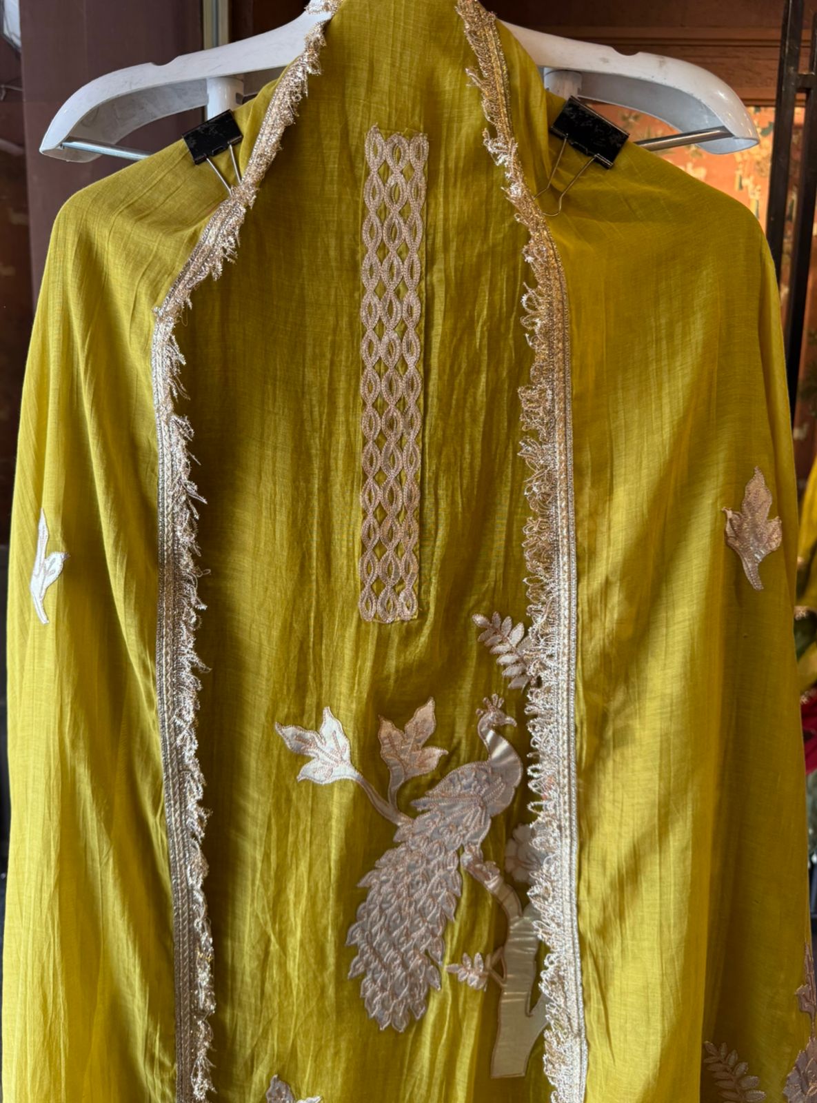 latest design on Mul chanderi