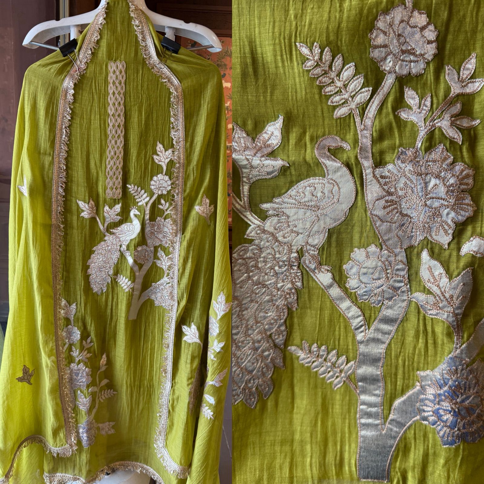 latest design on Mul chanderi