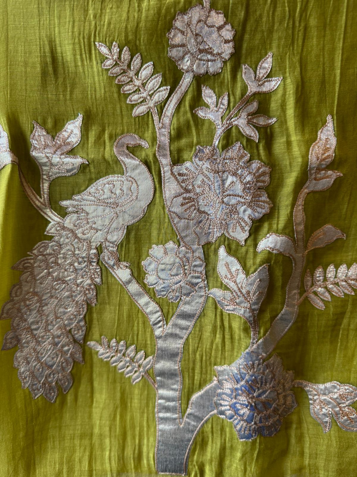 latest design on Mul chanderi