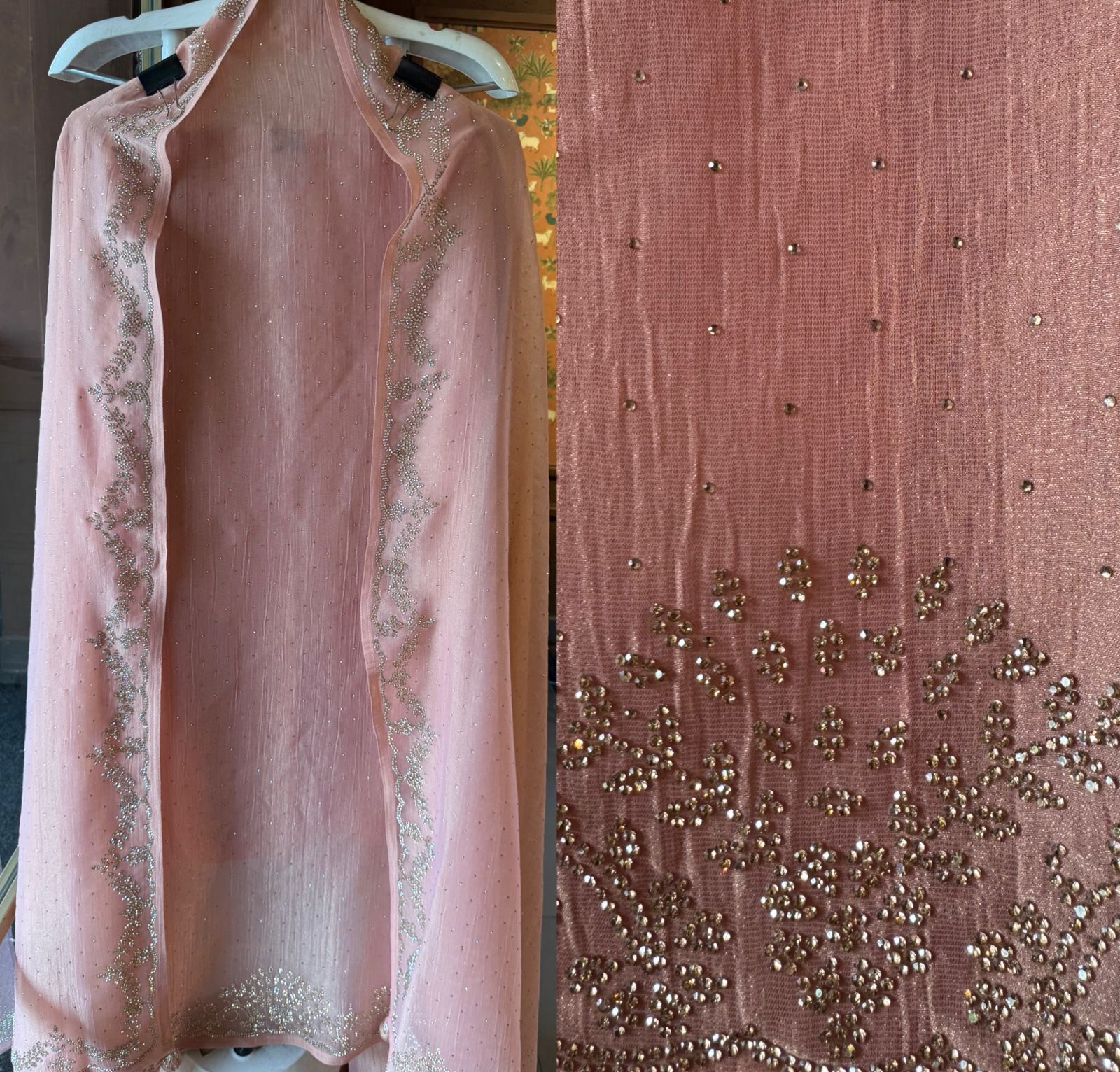 Crushed tissue unstitched full size Shirt