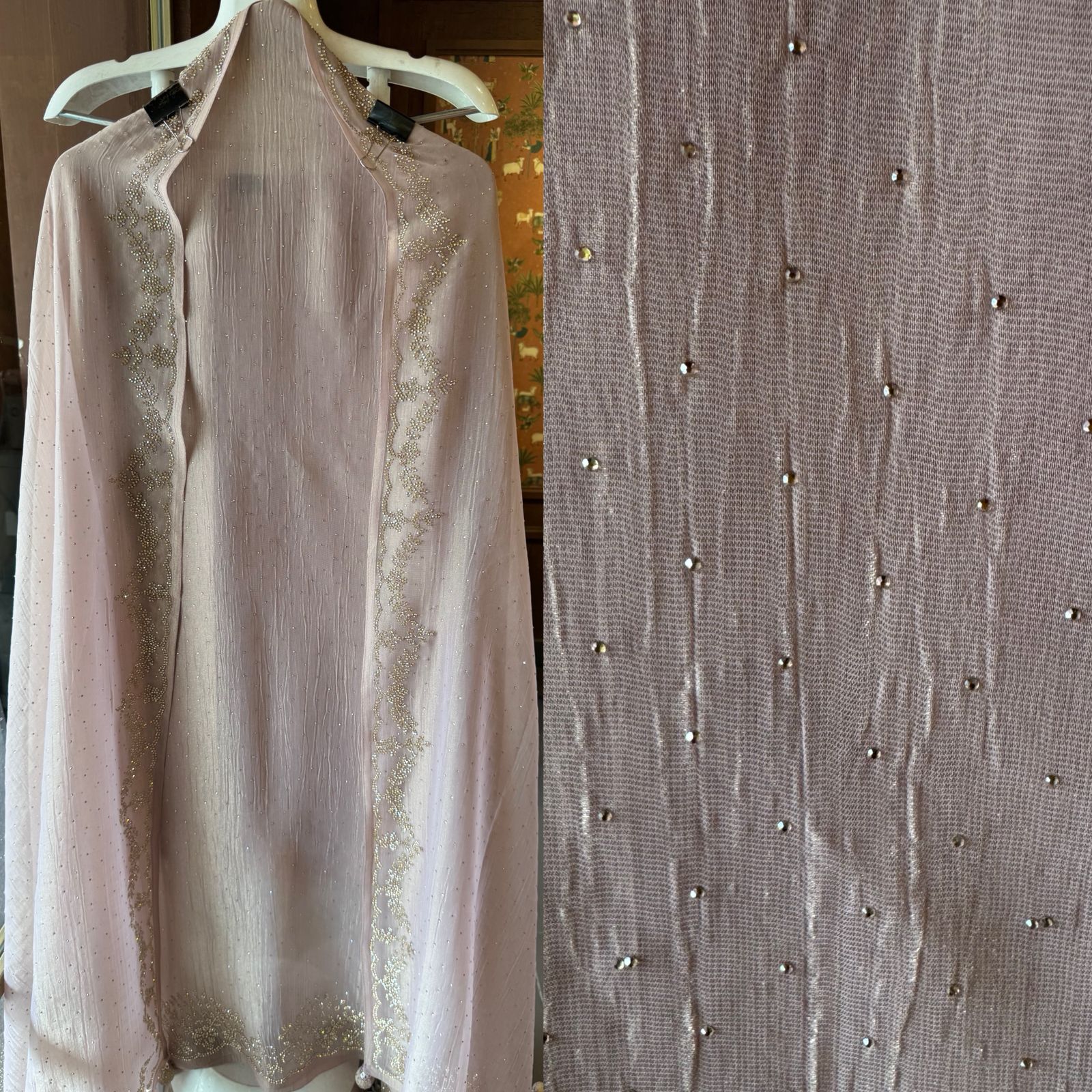 Crushed tissue unstitched full size Shirt