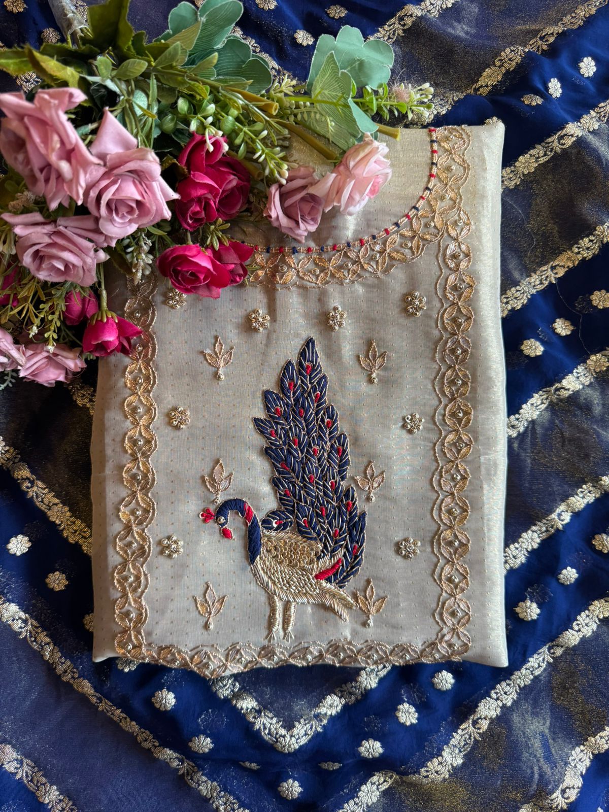 Self tissue Unstitched Shirt