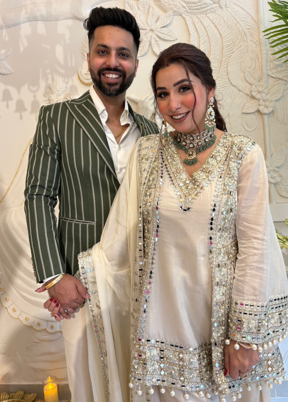 Shimmer organza tissue Straight-cut