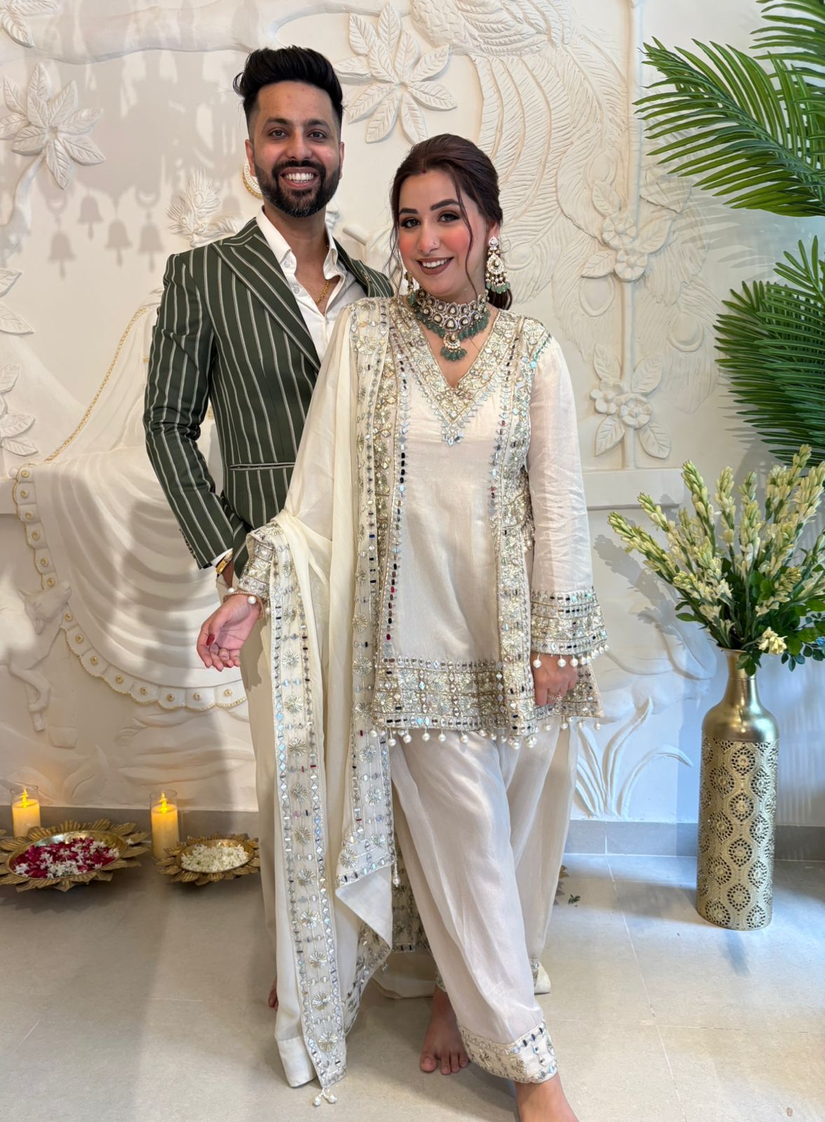 Shimmer organza tissue Straight-cut