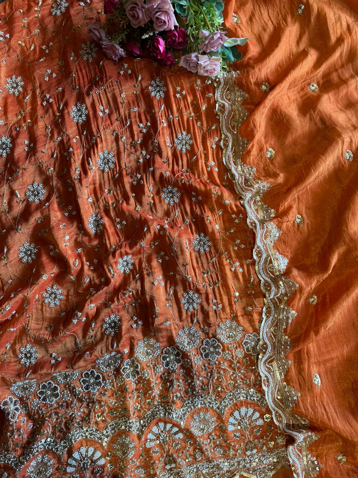 Shimmer tissue Unstitched shirt