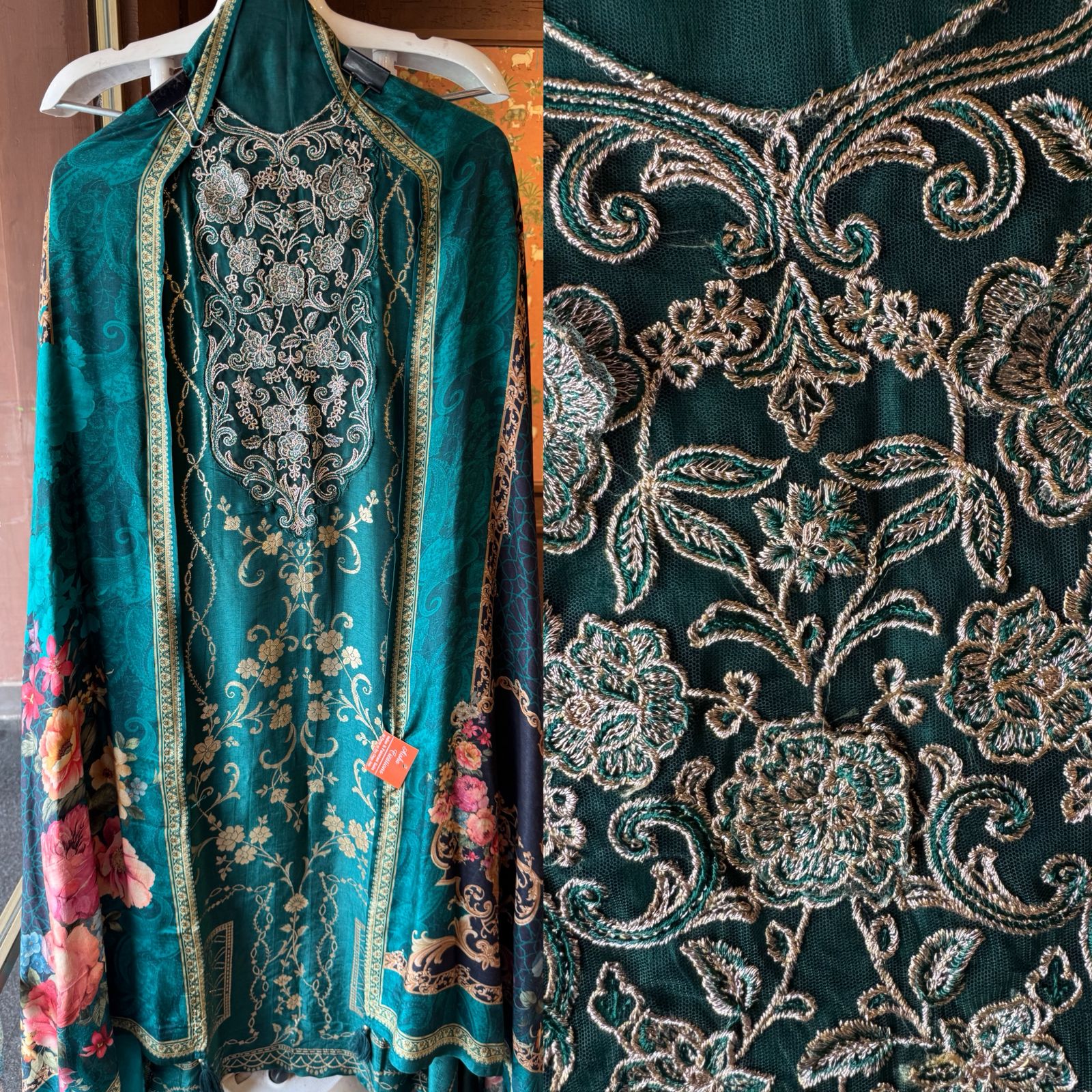 Pure silk Shirt unstitched