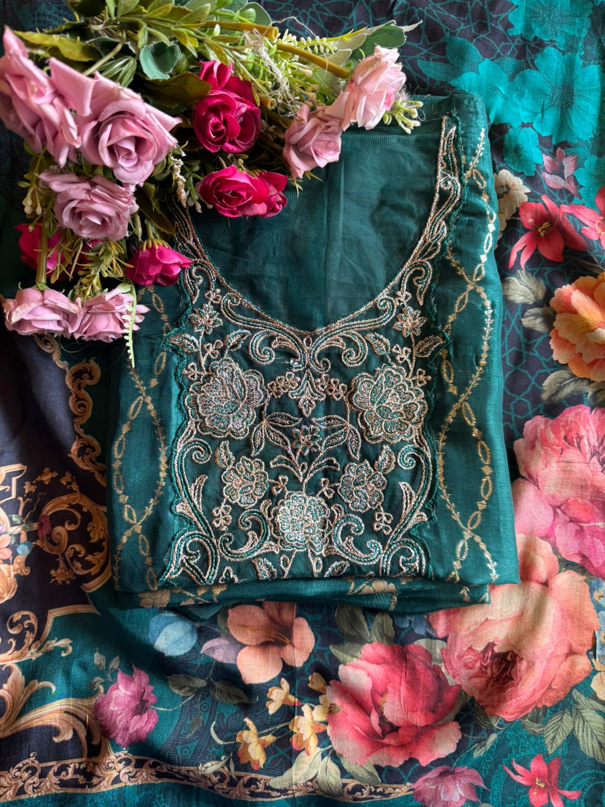 Pure silk Shirt unstitched