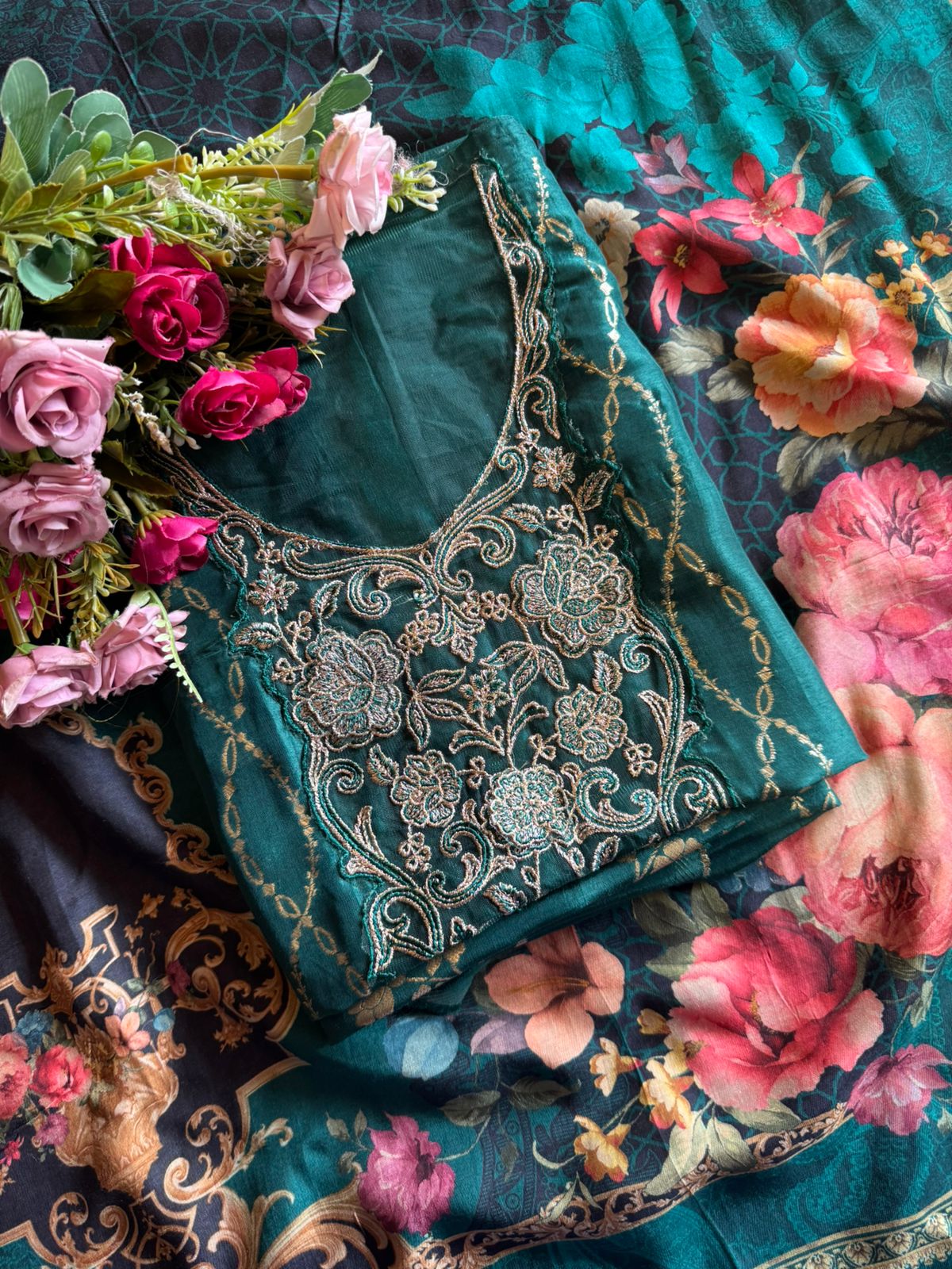 Pure silk Shirt unstitched