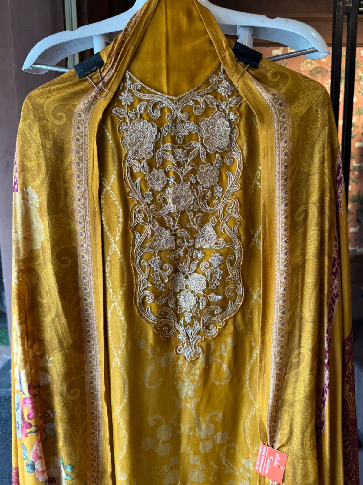 Pure silk Shirt unstitched