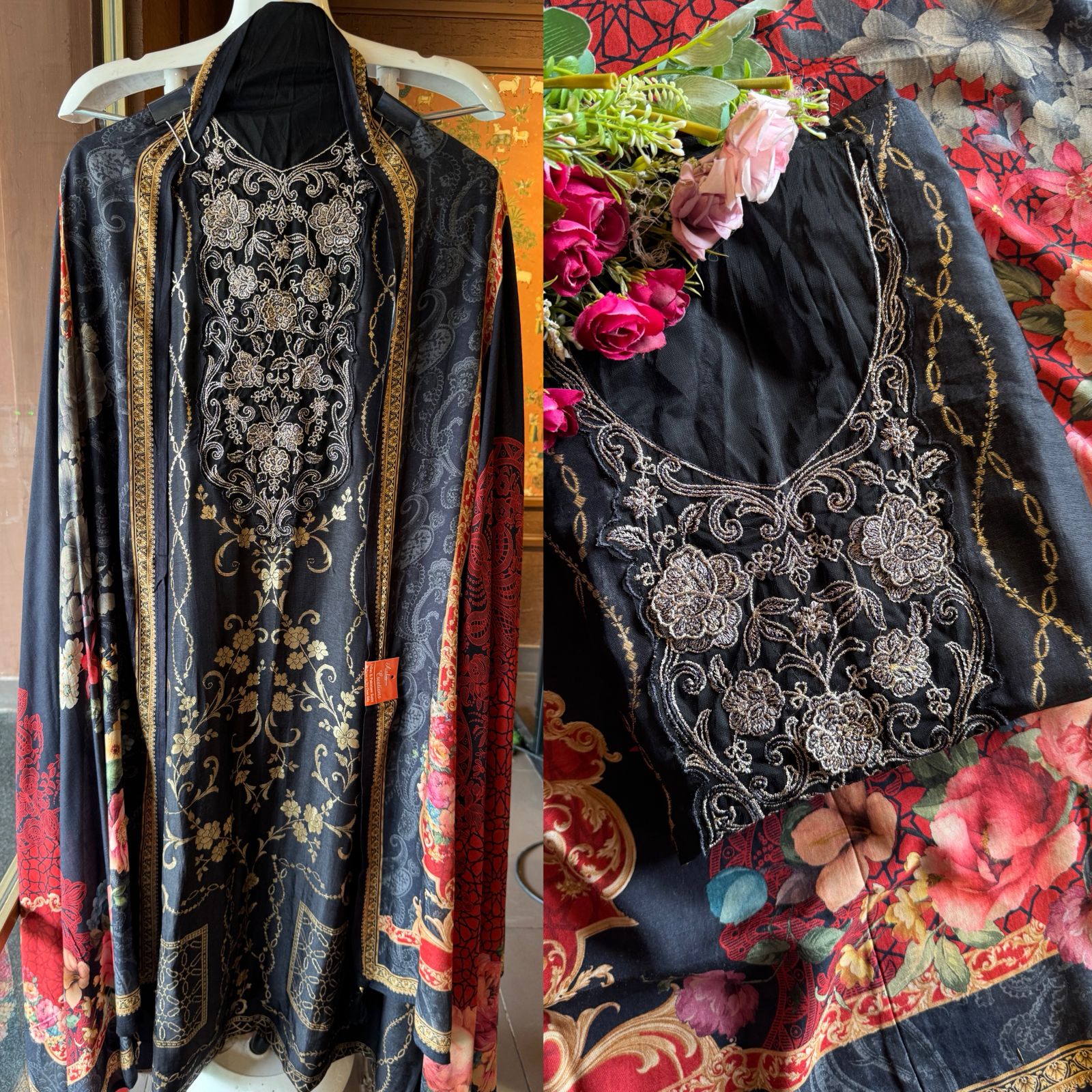 Pure silk Shirt unstitched